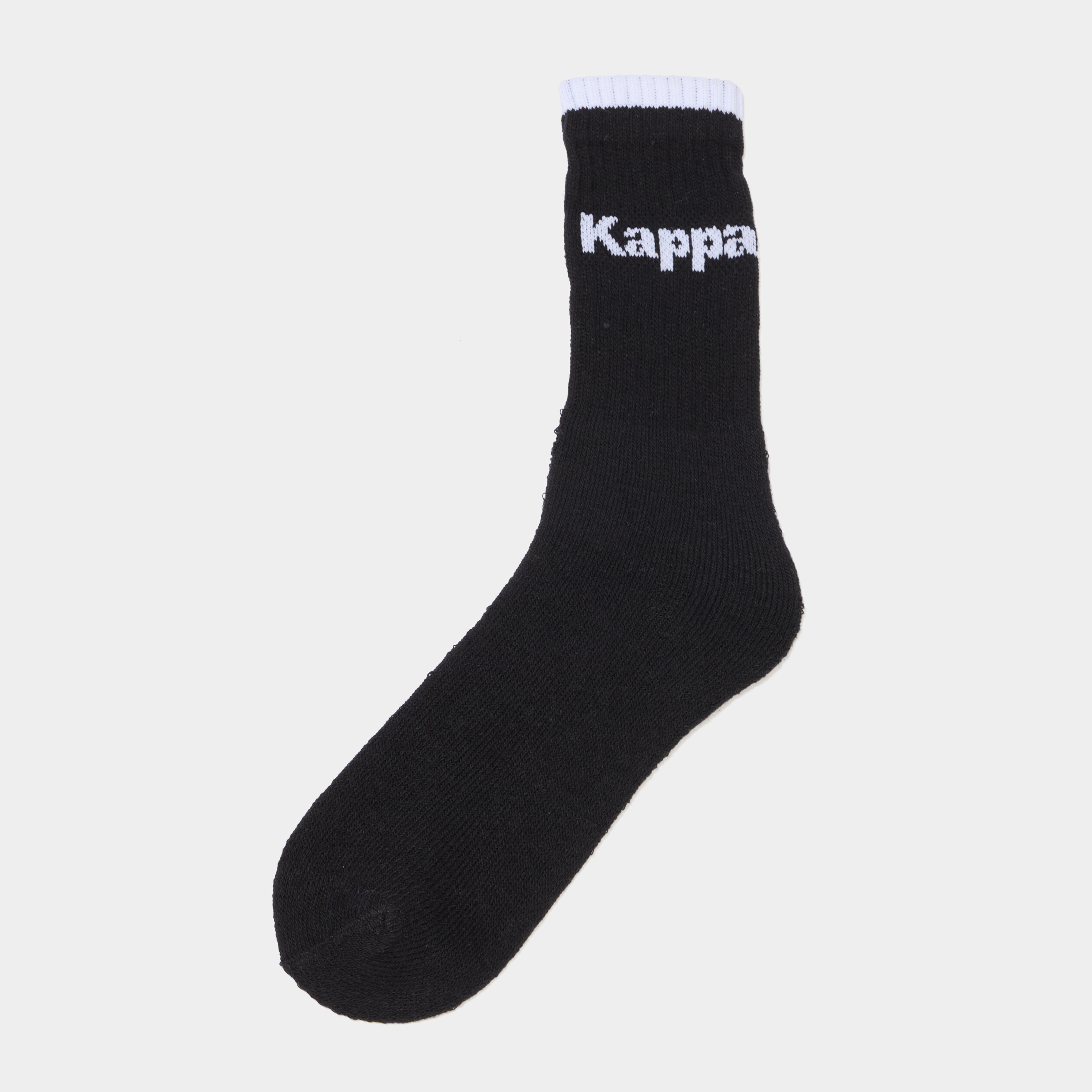 Lot 3 paires chaussettes sport Kappa noir gar&ccedil;on