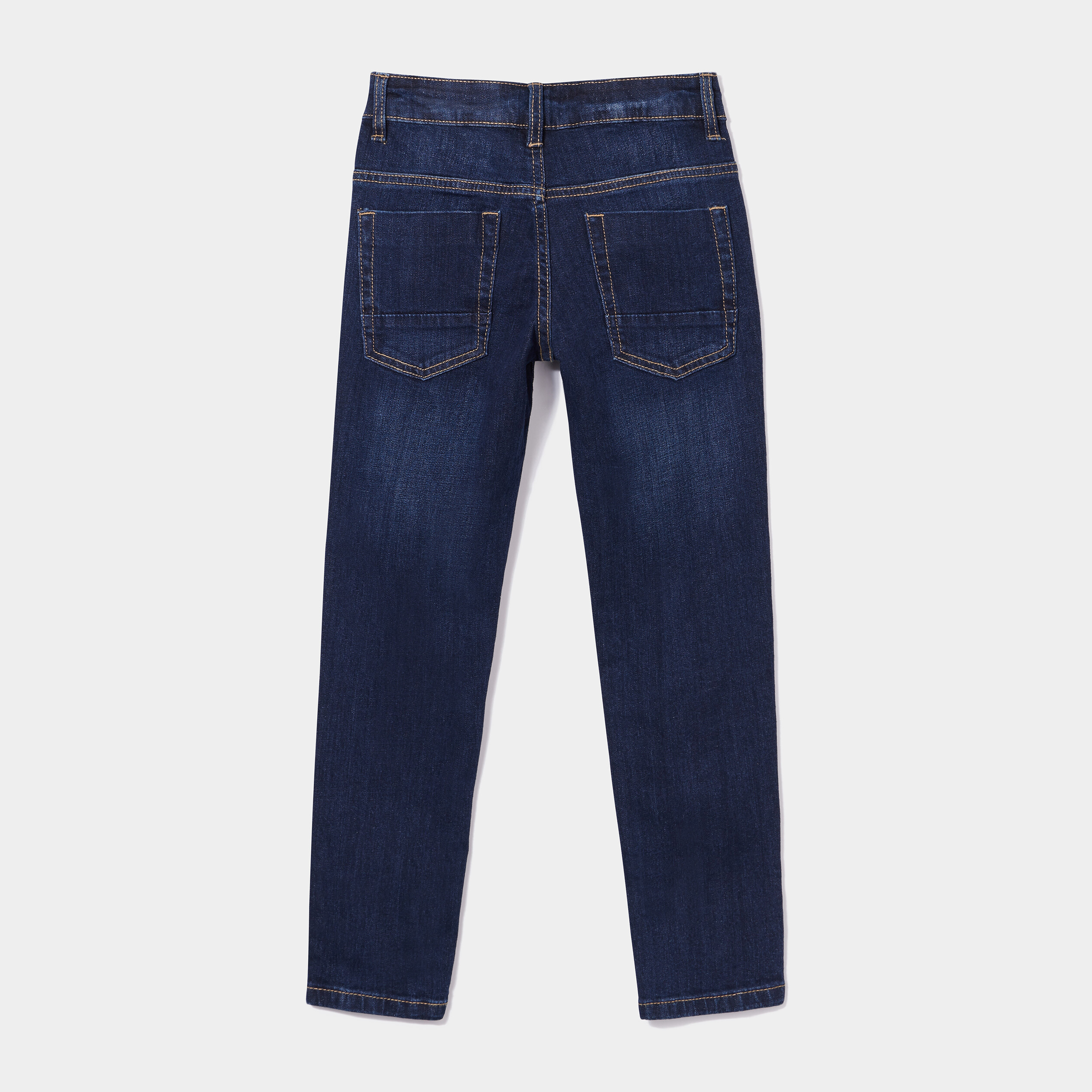 Jeans slim effet stretch denim brut garçon