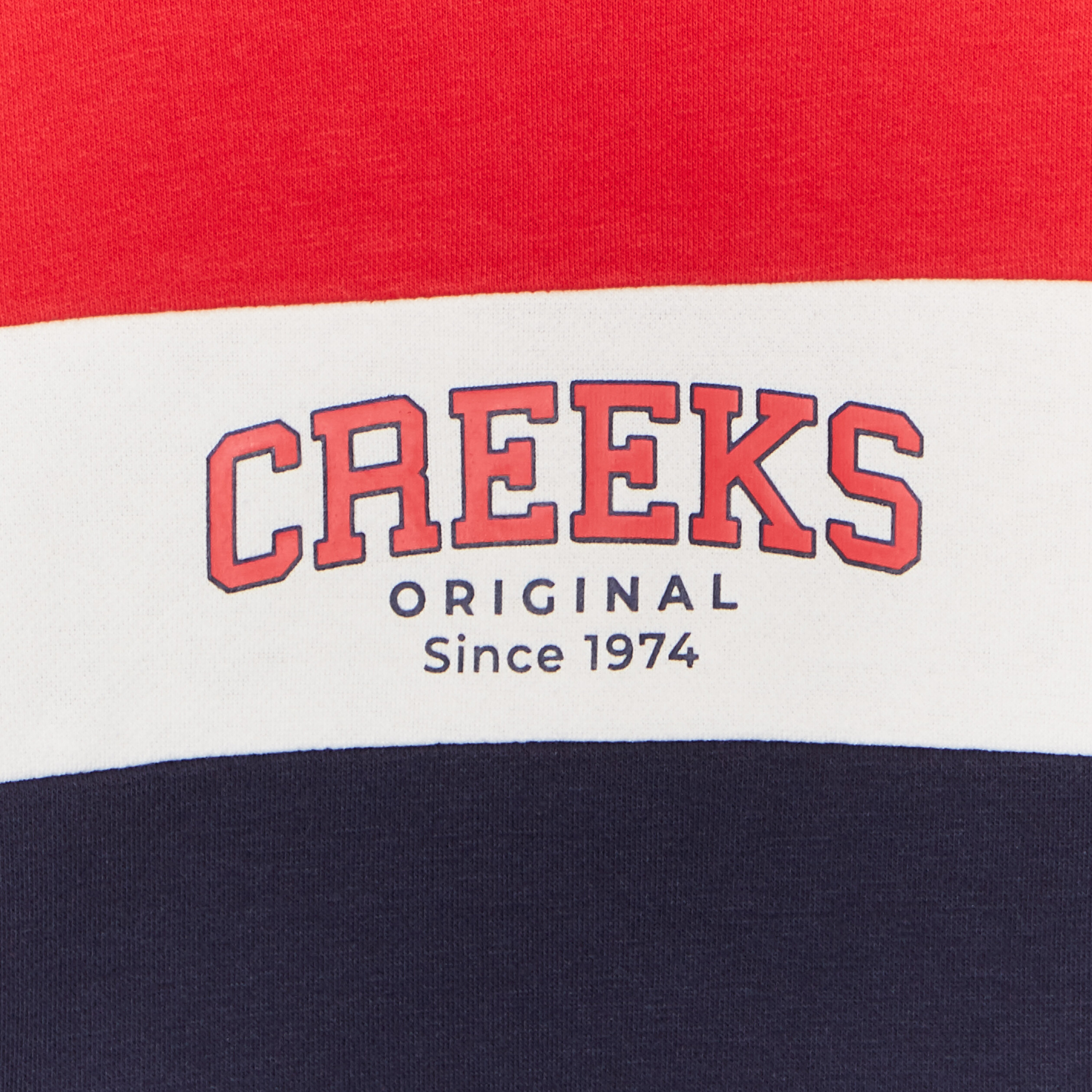 Sweat à capuche hoodie Creeks rouge garçon