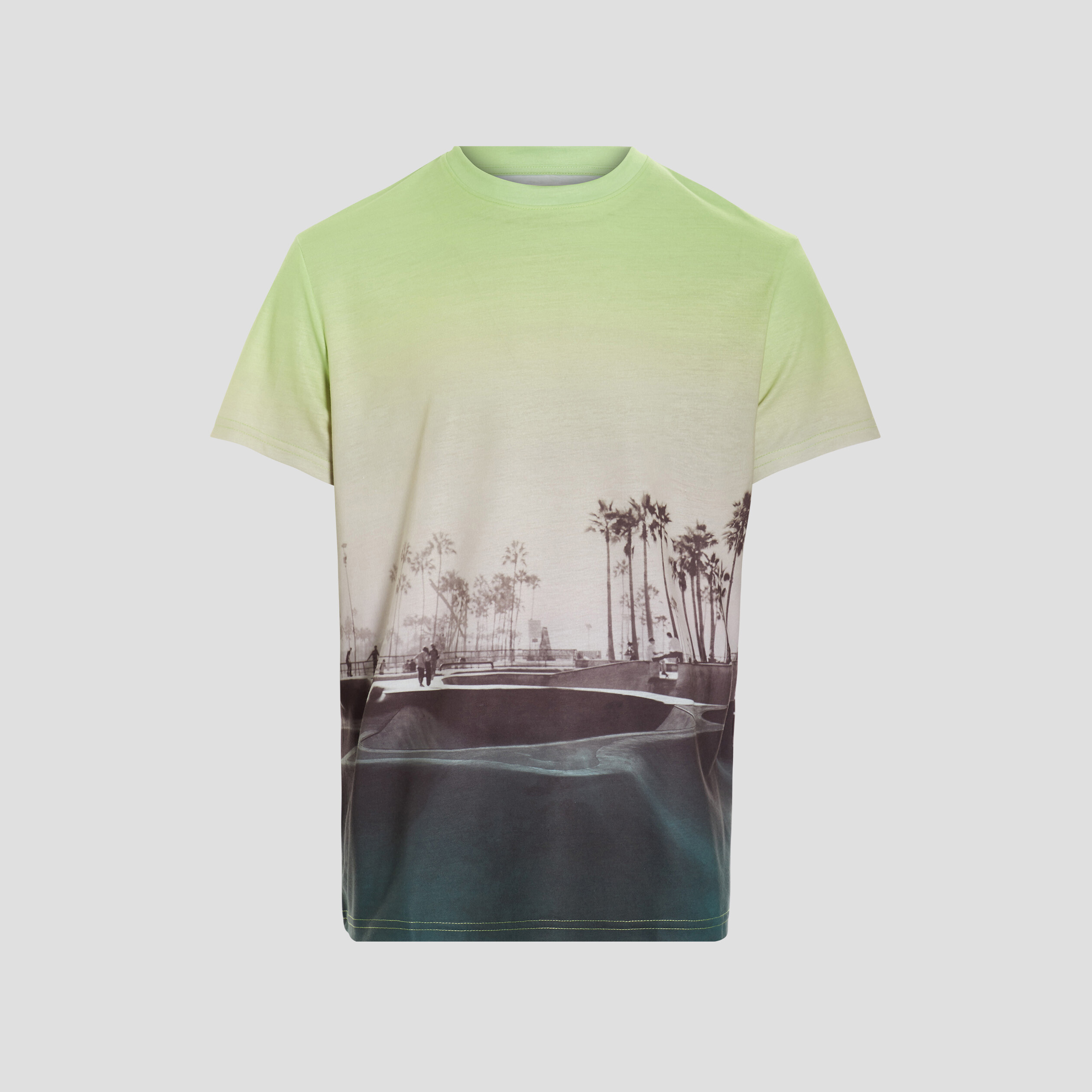 T-shirt manches courtes bleu homme