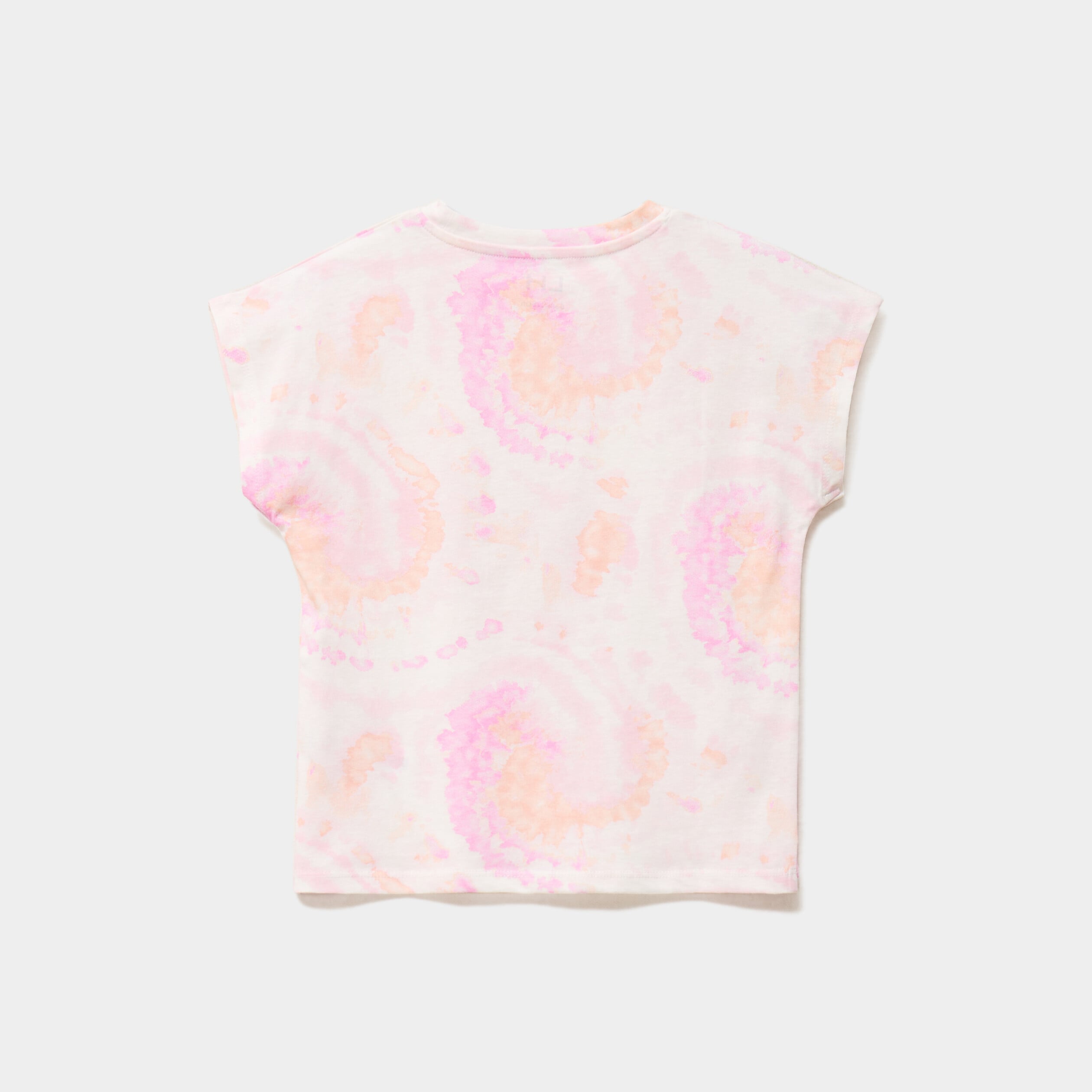 T-shirt manches courtes coton beige fille