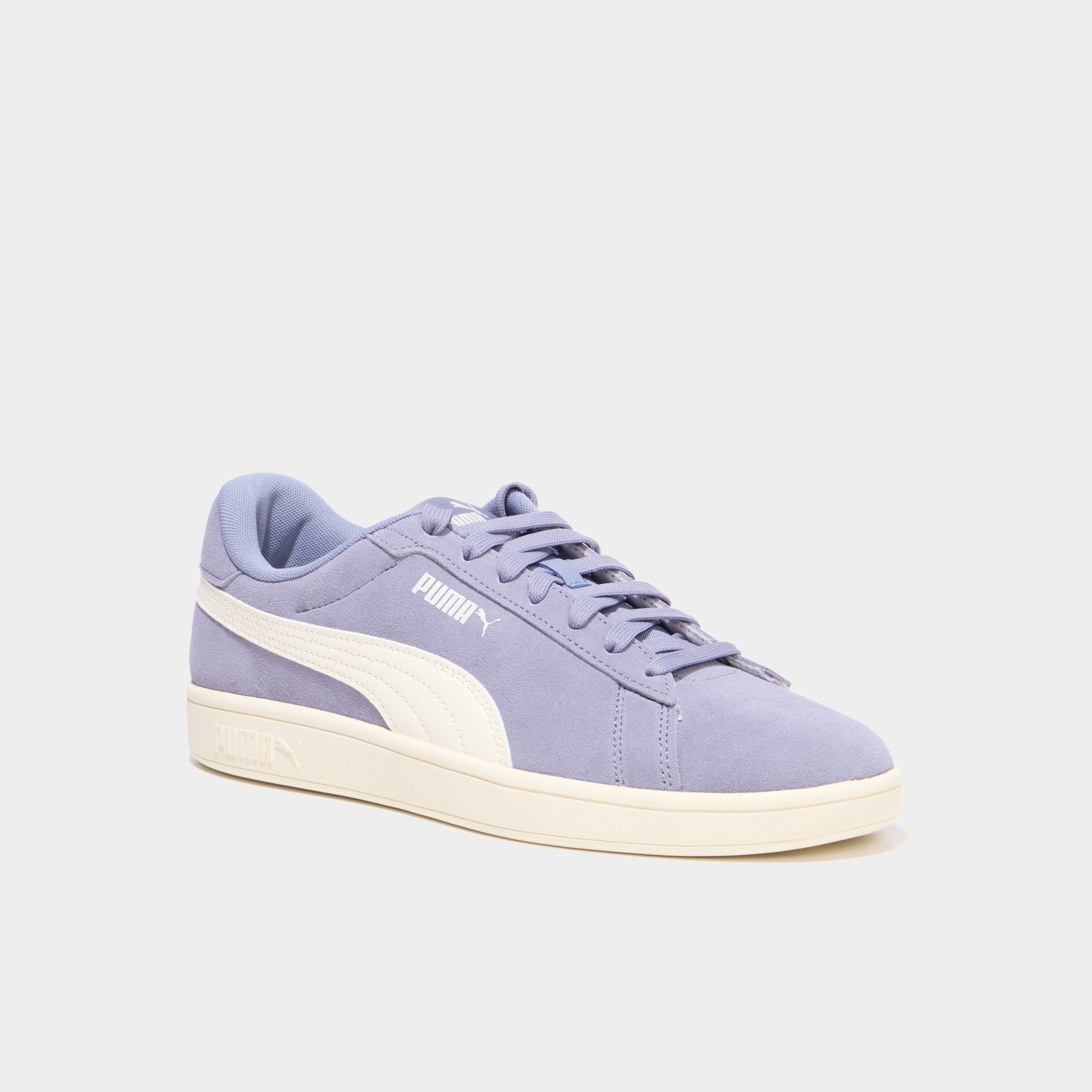 Tennis cuir su&eacute;dine Puma Smash V3 bleu homme