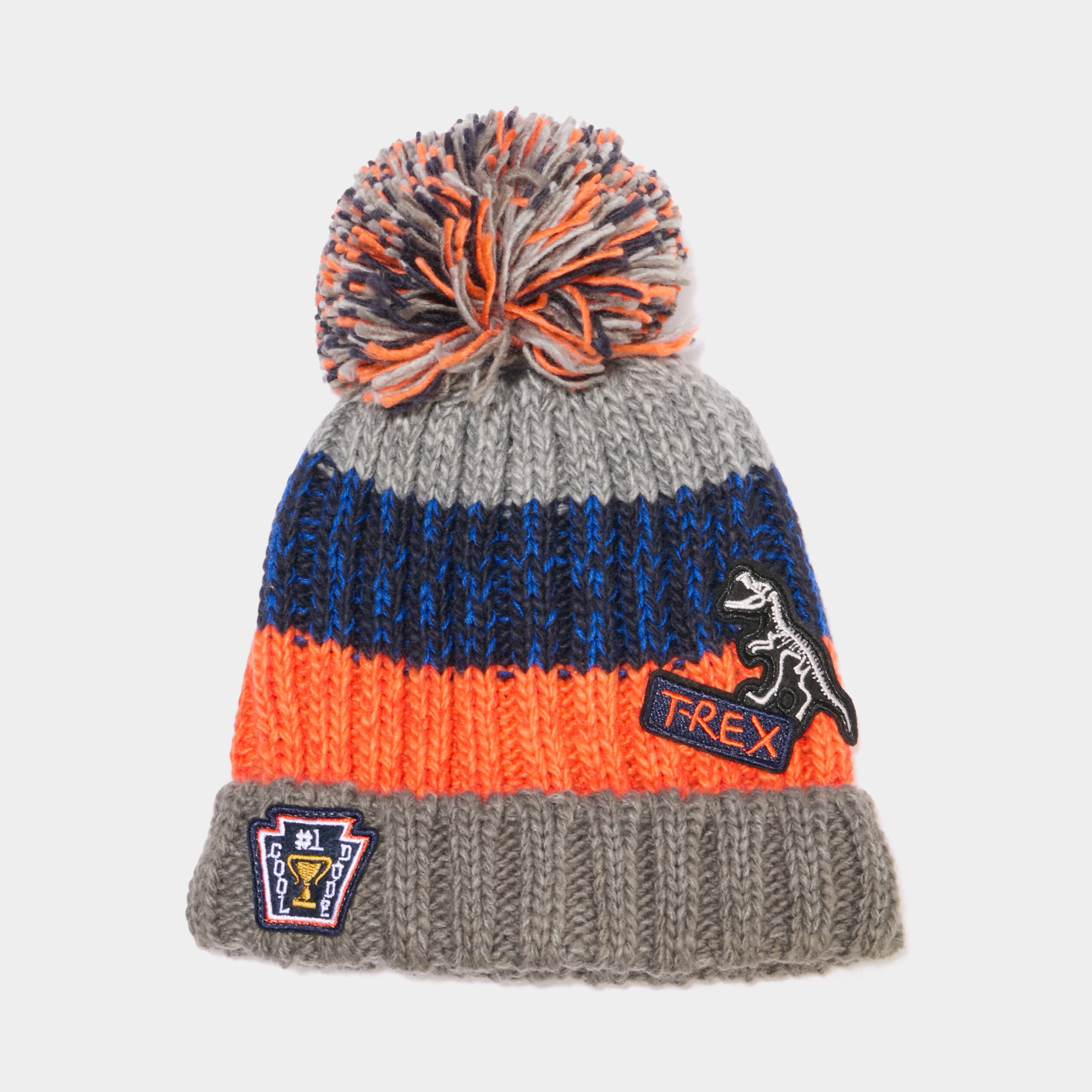 bonnet a pompon multicolore garcon Bonnet à pompon multicolore garçon