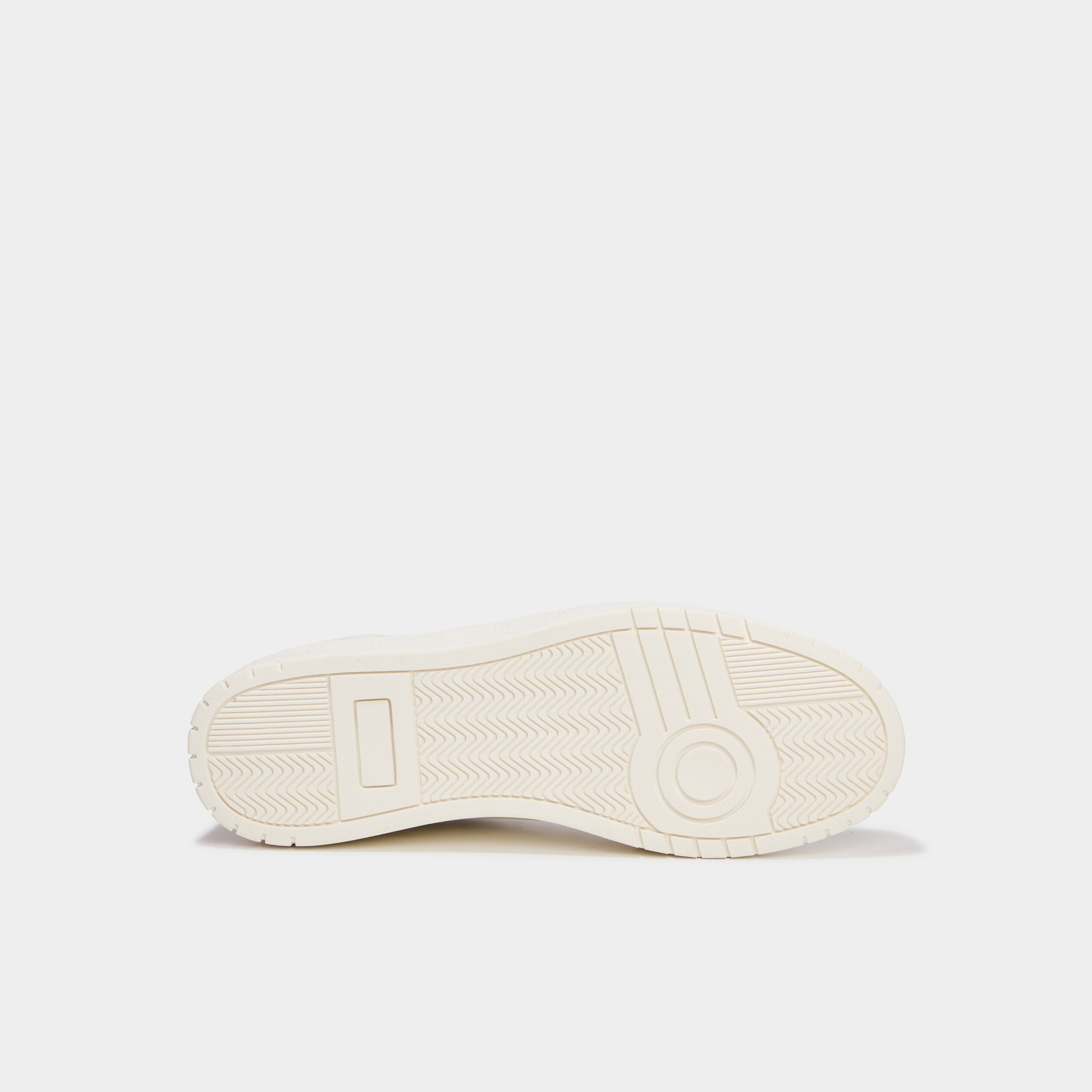 Baskets &agrave; lacets avec semelle &eacute;paisse blanc homme