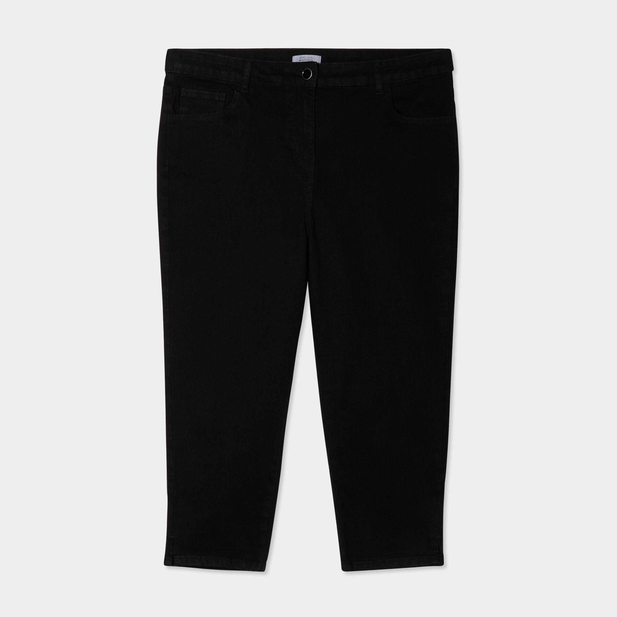 pantalon corsaire skinny taille haute noir femmegt Pantalon corsaire skinny taille haute noir femme grande taille