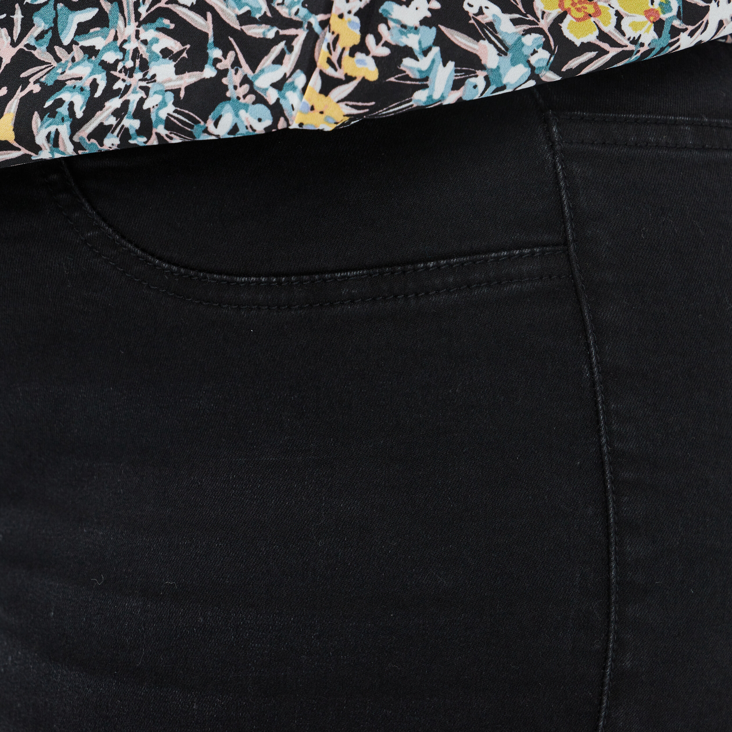 pantalon jegging taille haute noir femmegt Pantalon jegging taille haute noir femme grande taille