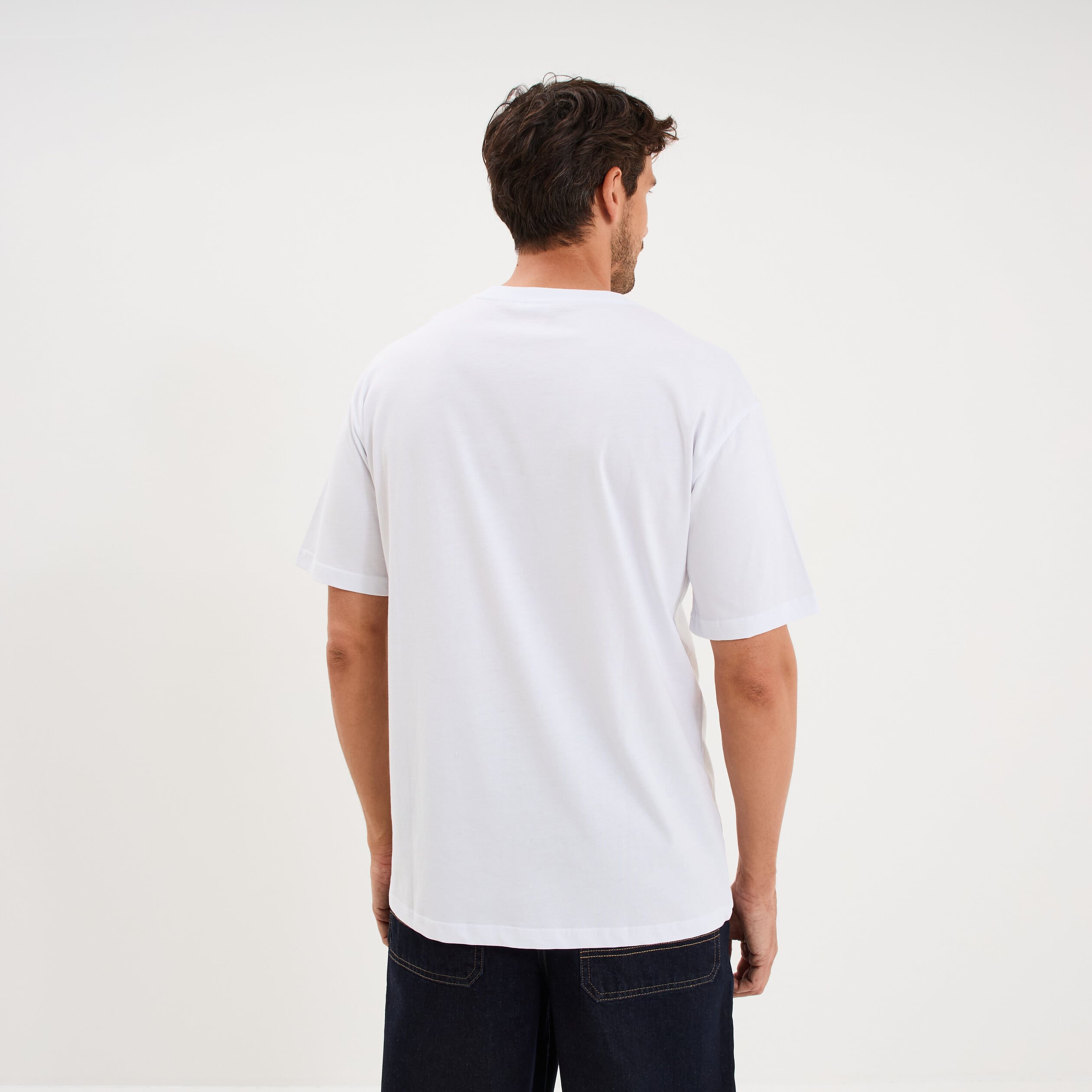 T-shirt manches courtes coton Spider-Man blanc homme