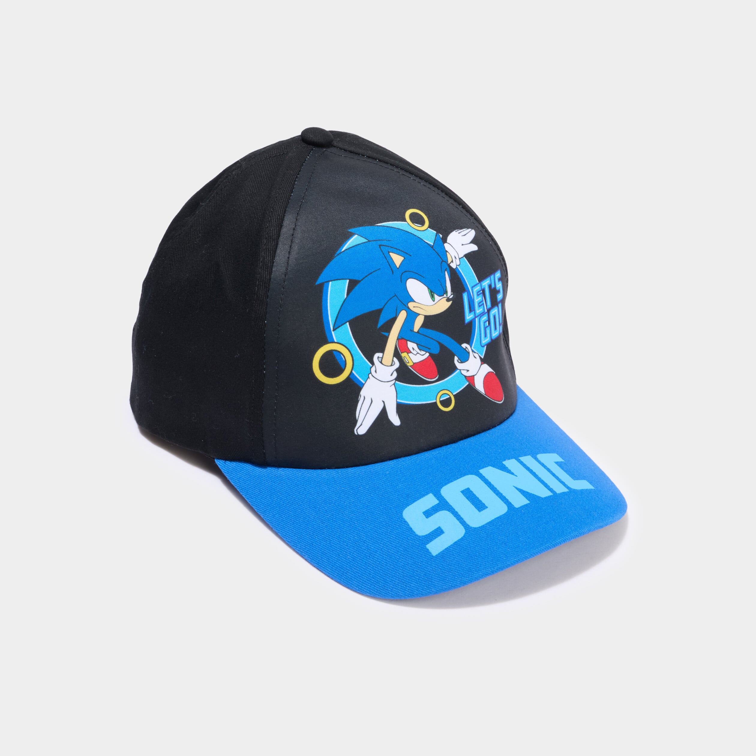 Casquette Sonic noir gar&ccedil;on