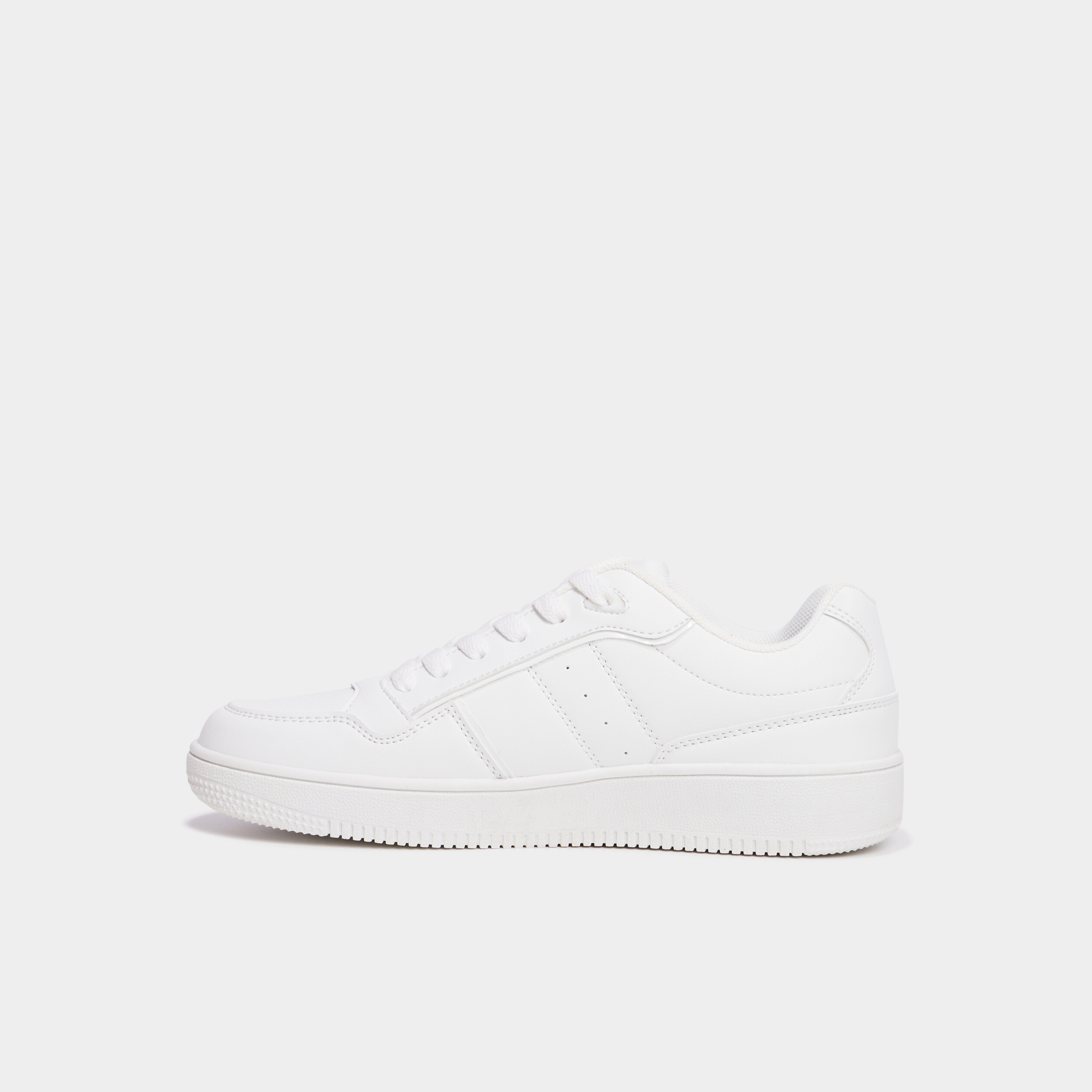 Tennis basses semelle épaisse Creeks blanc femme