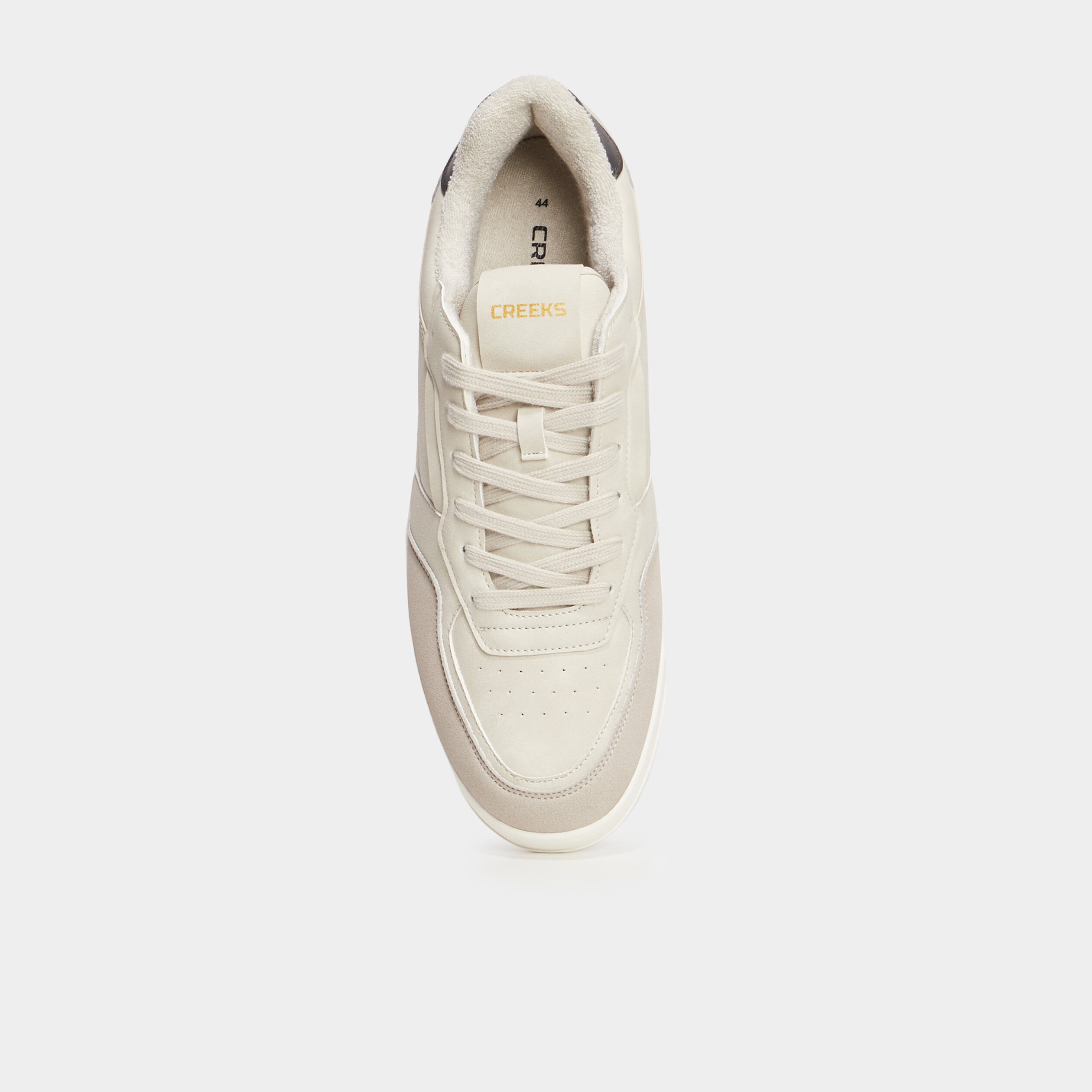 Tennis basses &agrave; lacets gris homme