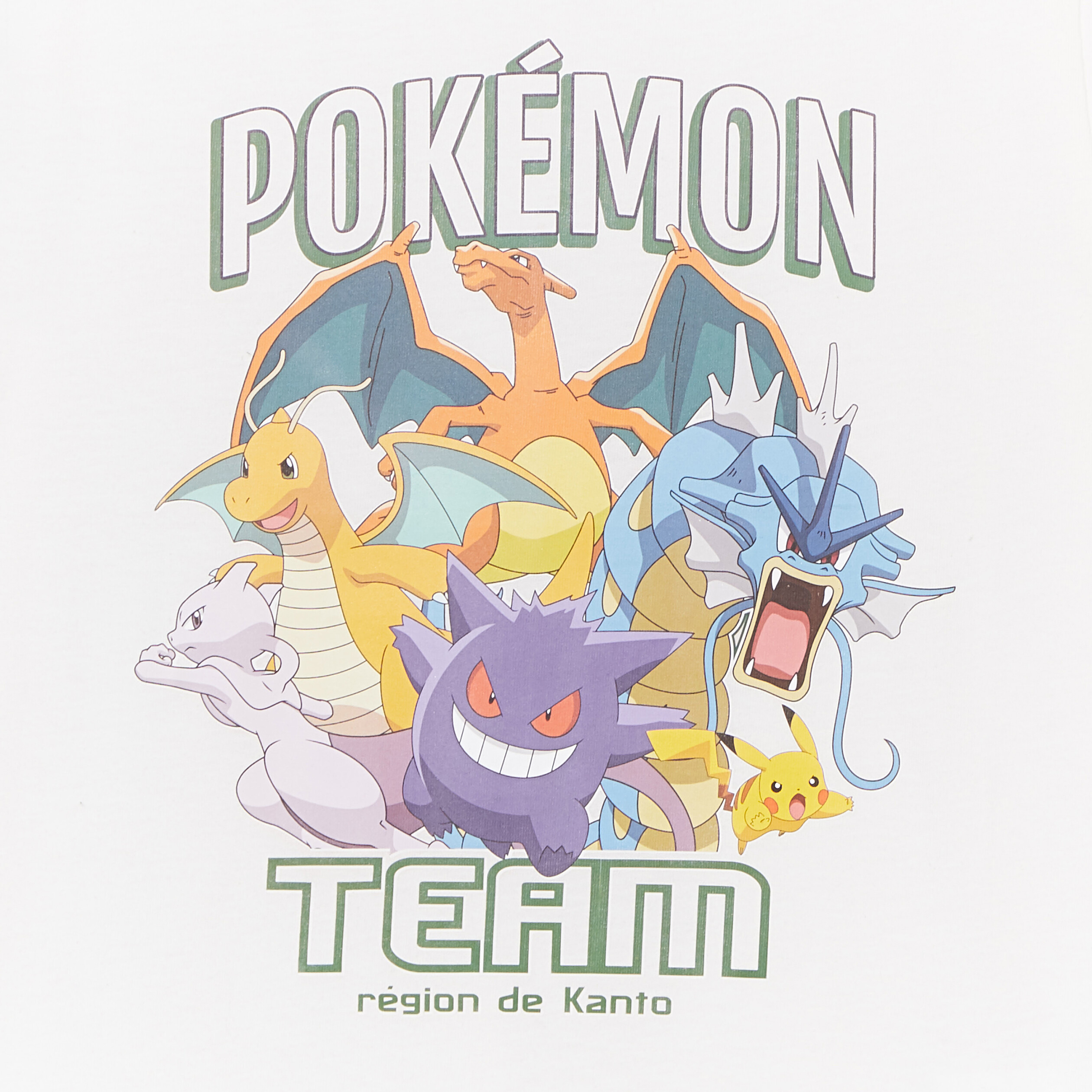 t shirt manches courtes coton pokemon sable garcon T-shirt manches courtes coton Pokémon sable garçon