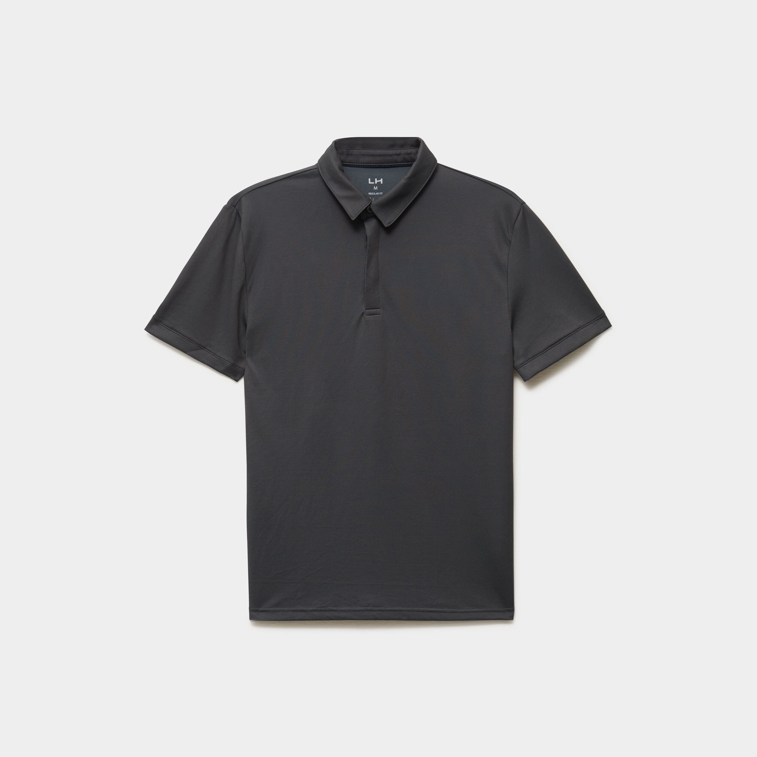 Polo manches courtes gris homme