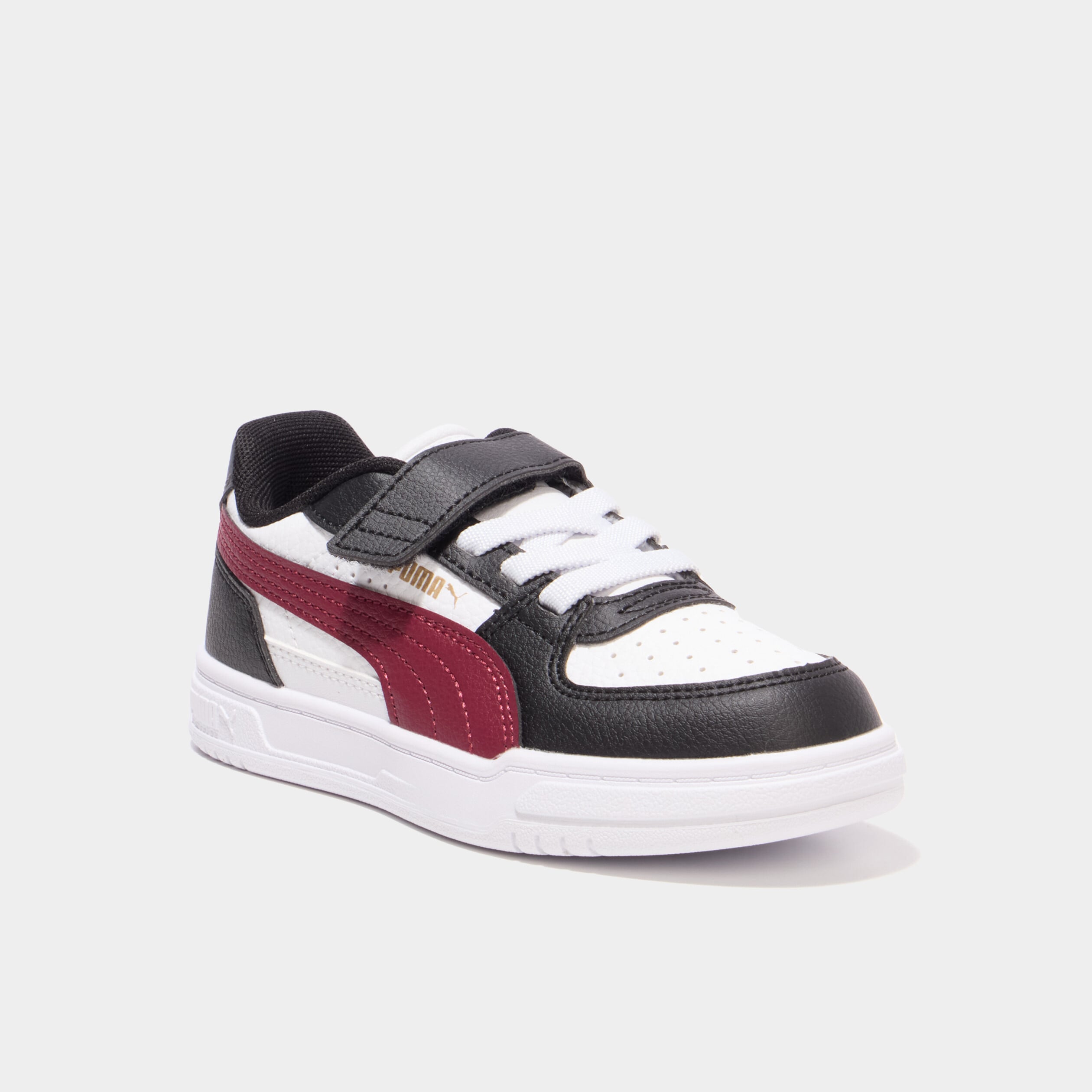 Baskets &agrave; scratchs Caven III Puma bordeaux gar&ccedil;on