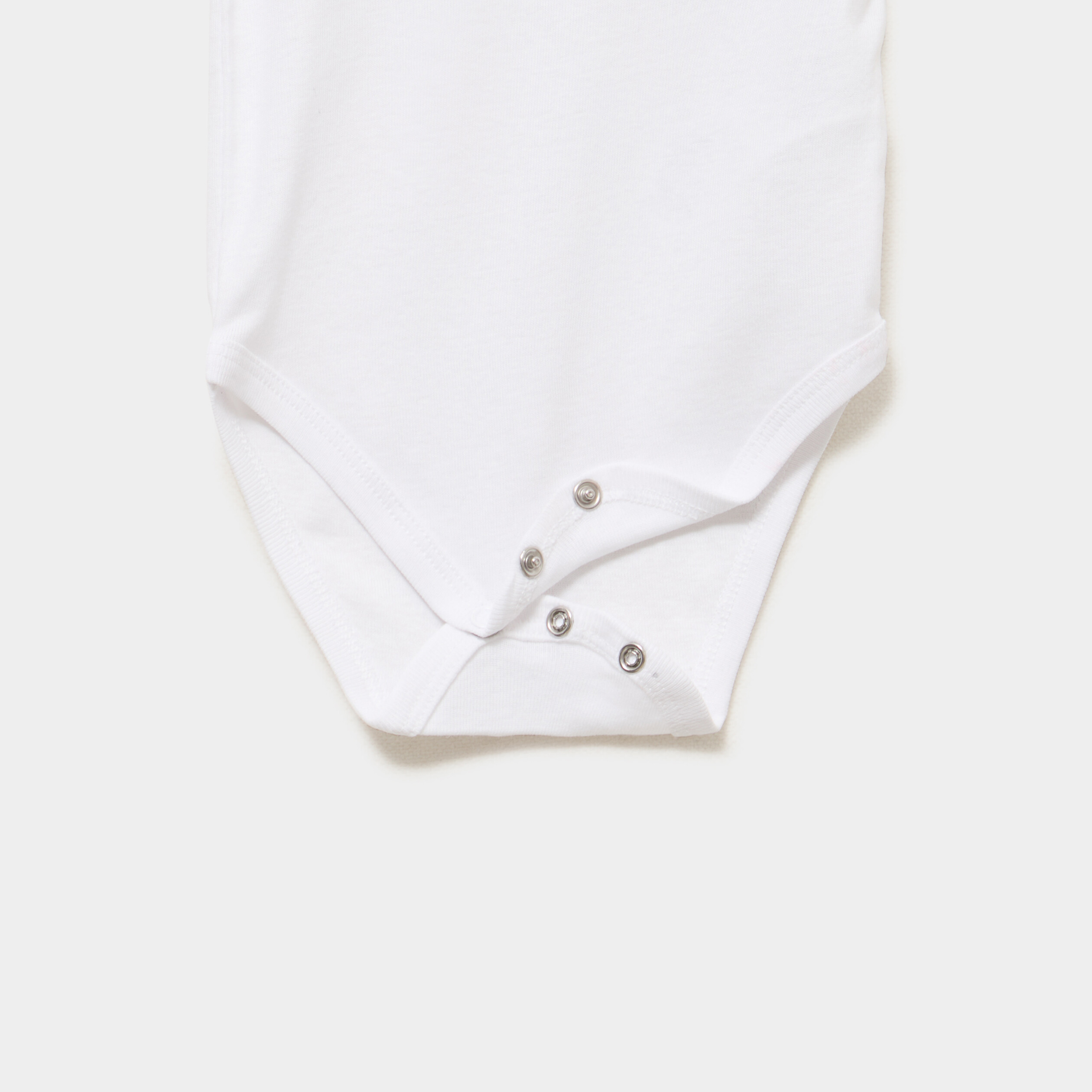 Lot 3 bodies US coton manches courtes blanc b&eacute;b&eacute;