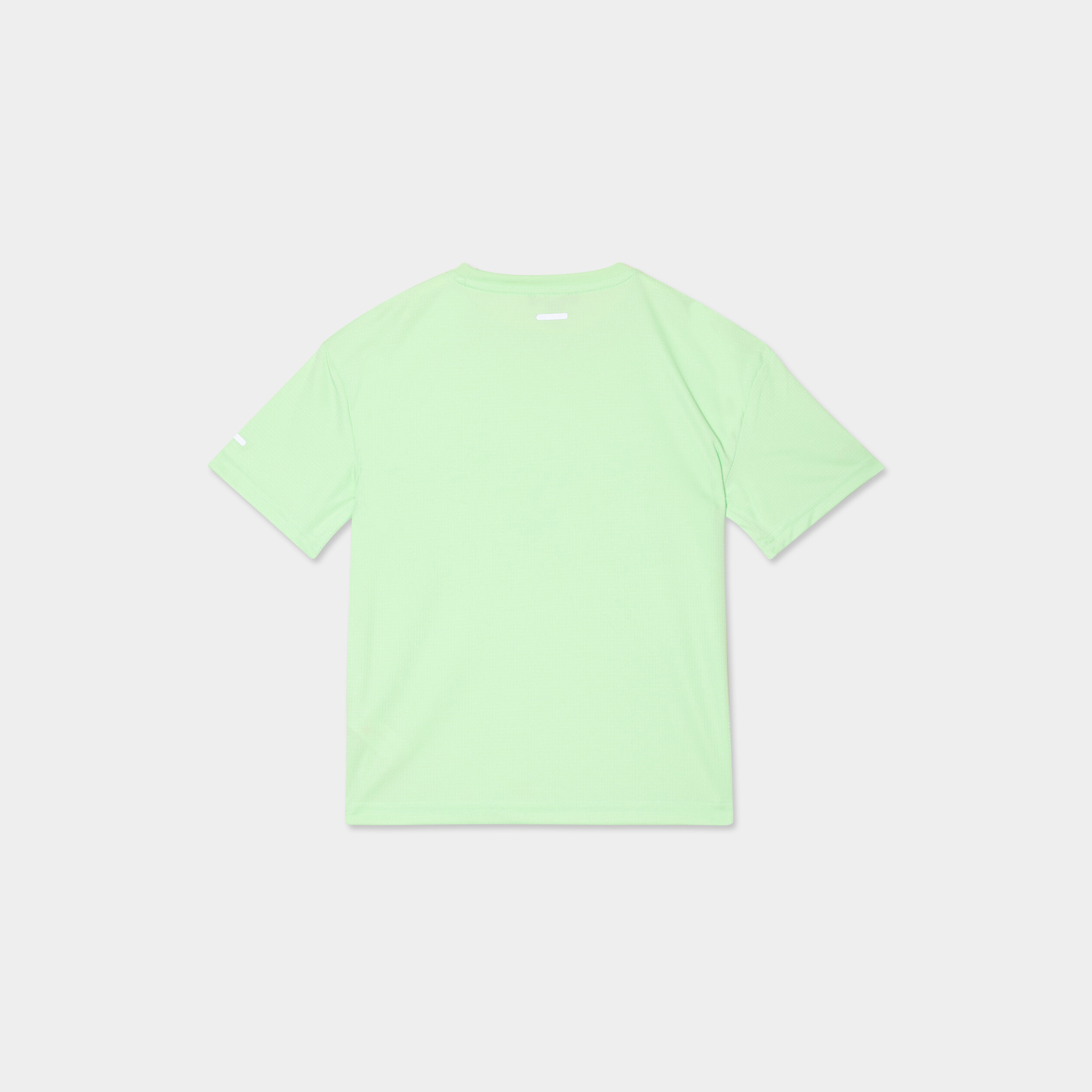 T-shirt oversize manches courtes vert fluo gar&ccedil;on
