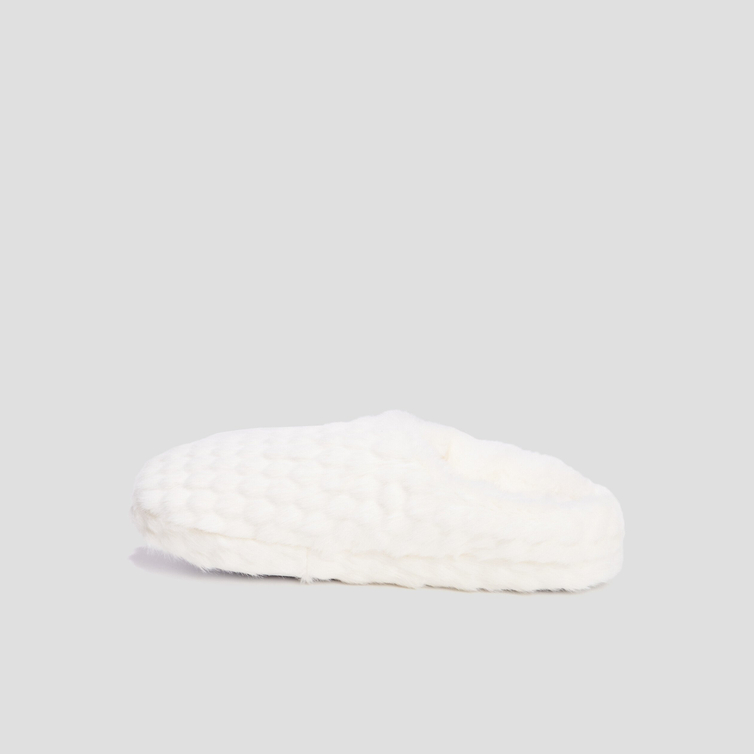 chaussons mules doux blanc femme Chaussons mules doux blanc femme