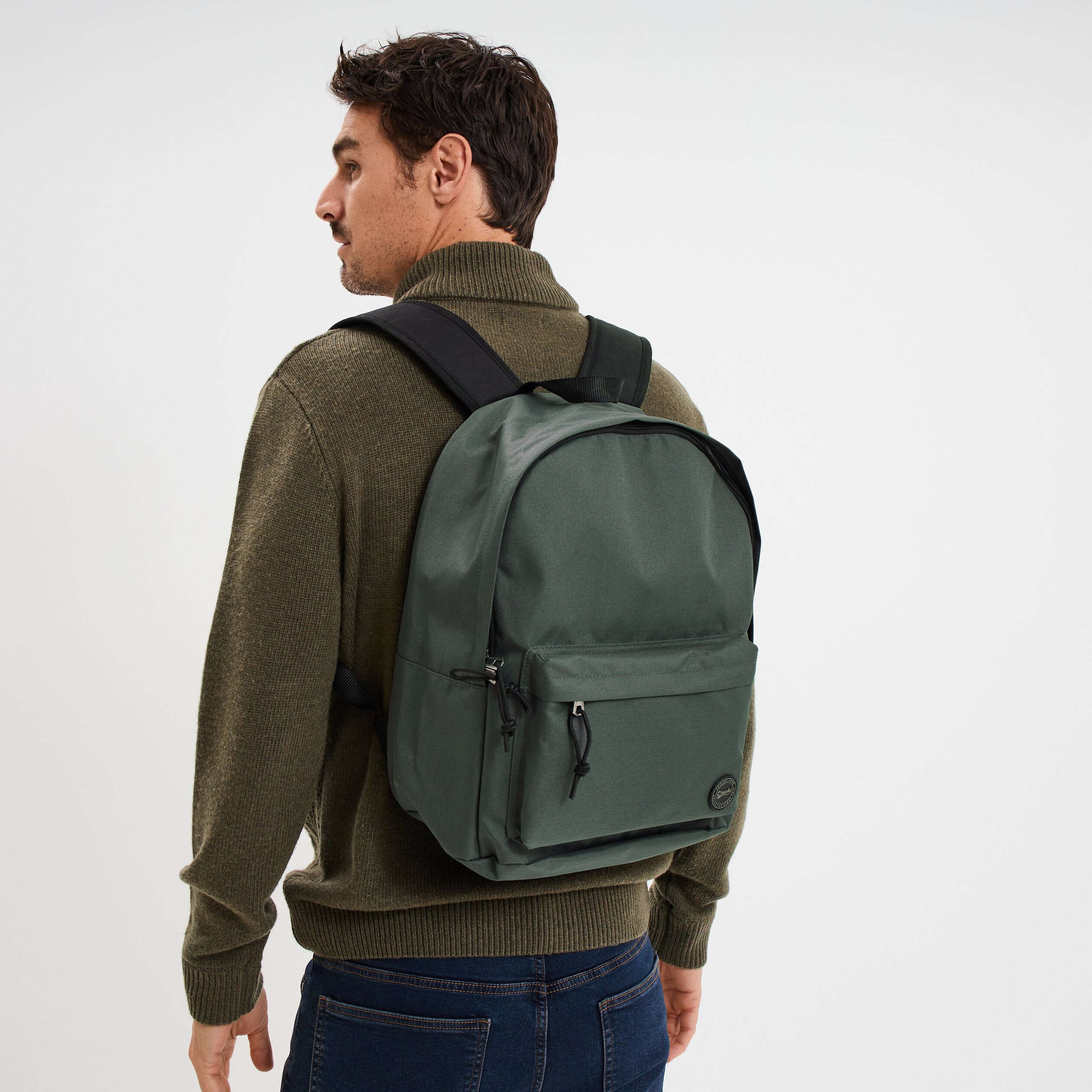 Sac à dos vert kaki homme La Halle