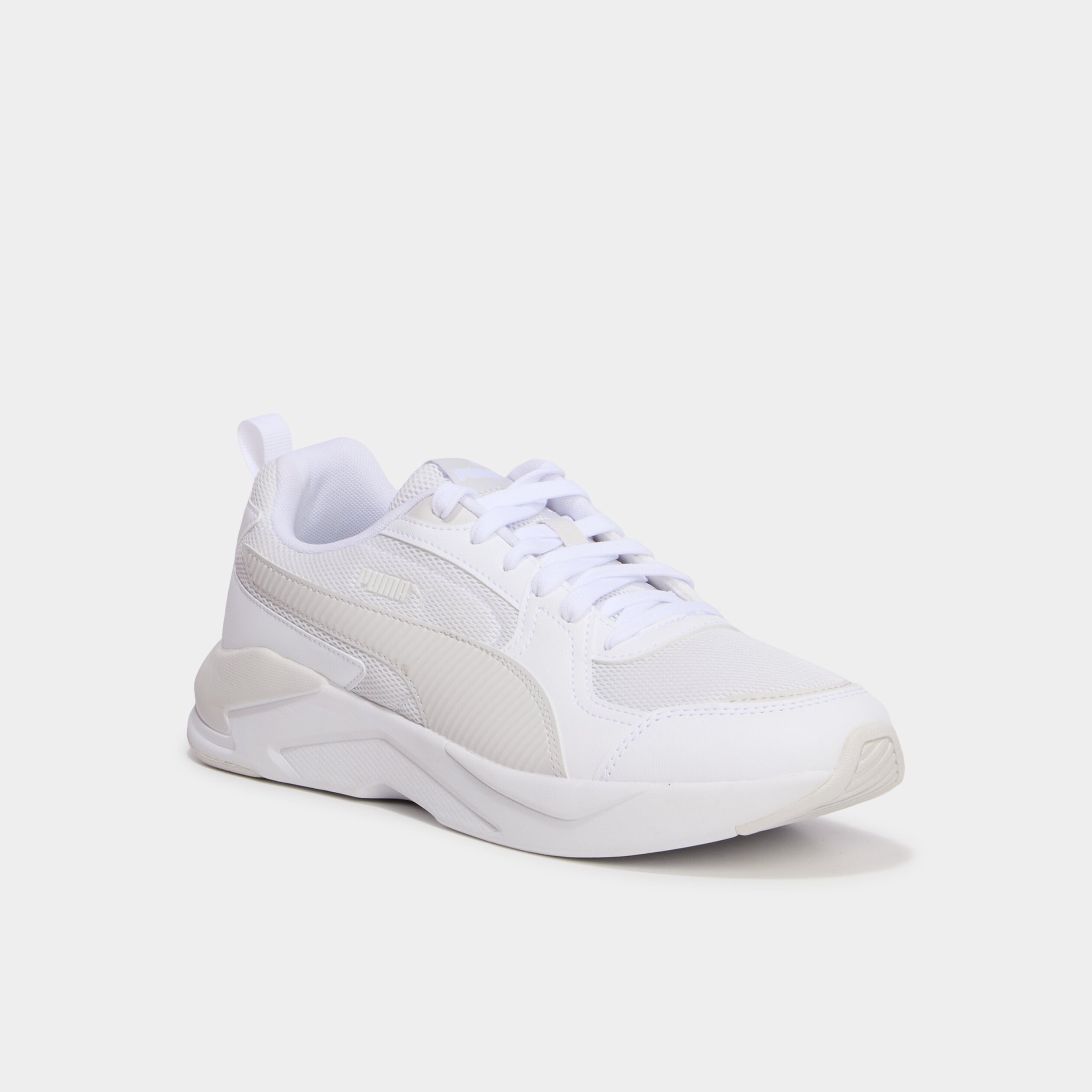 Baskets running &agrave; lacets Puma blanc homme