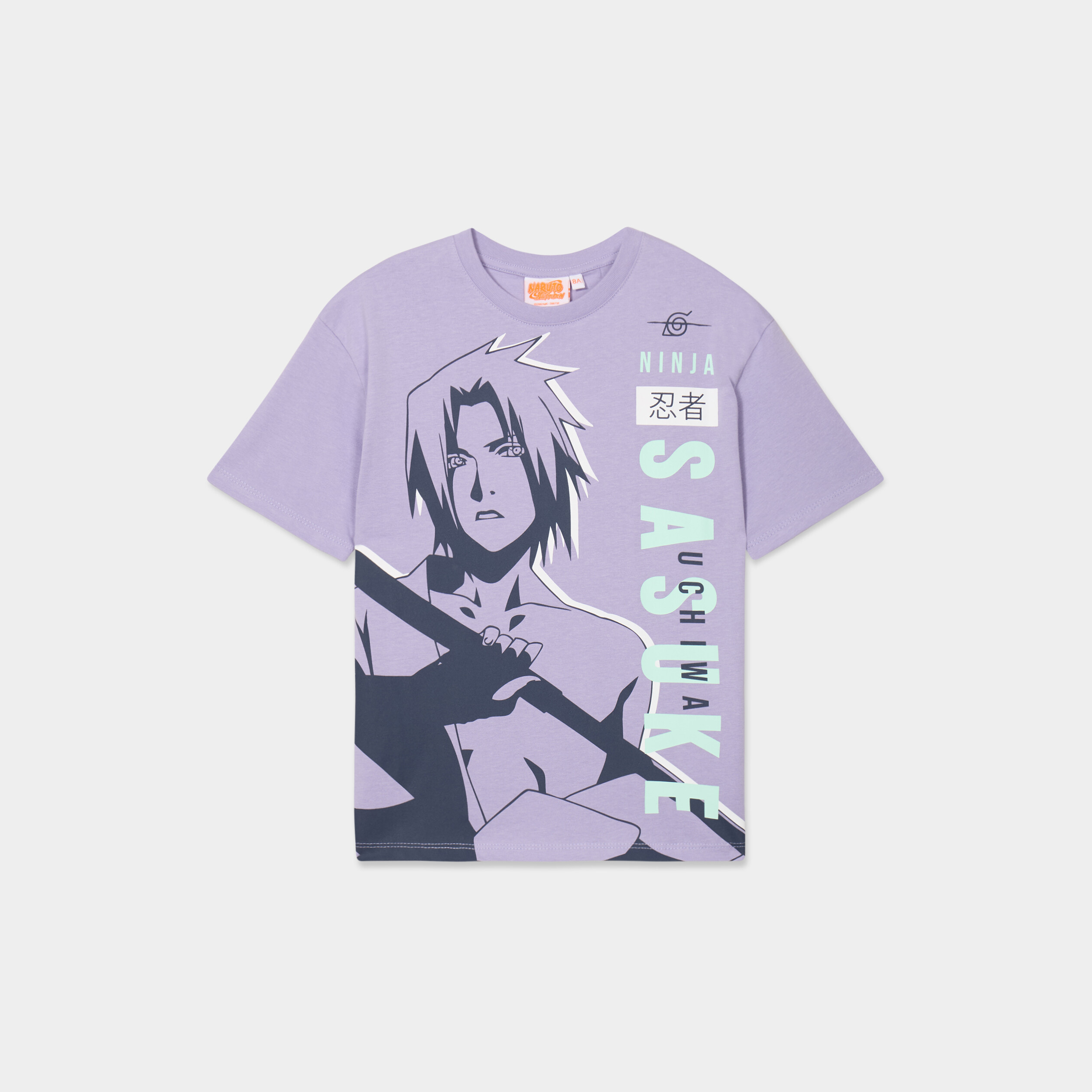 sweat a motif manga garcon - naruto shippuden noir standard tee-shirts