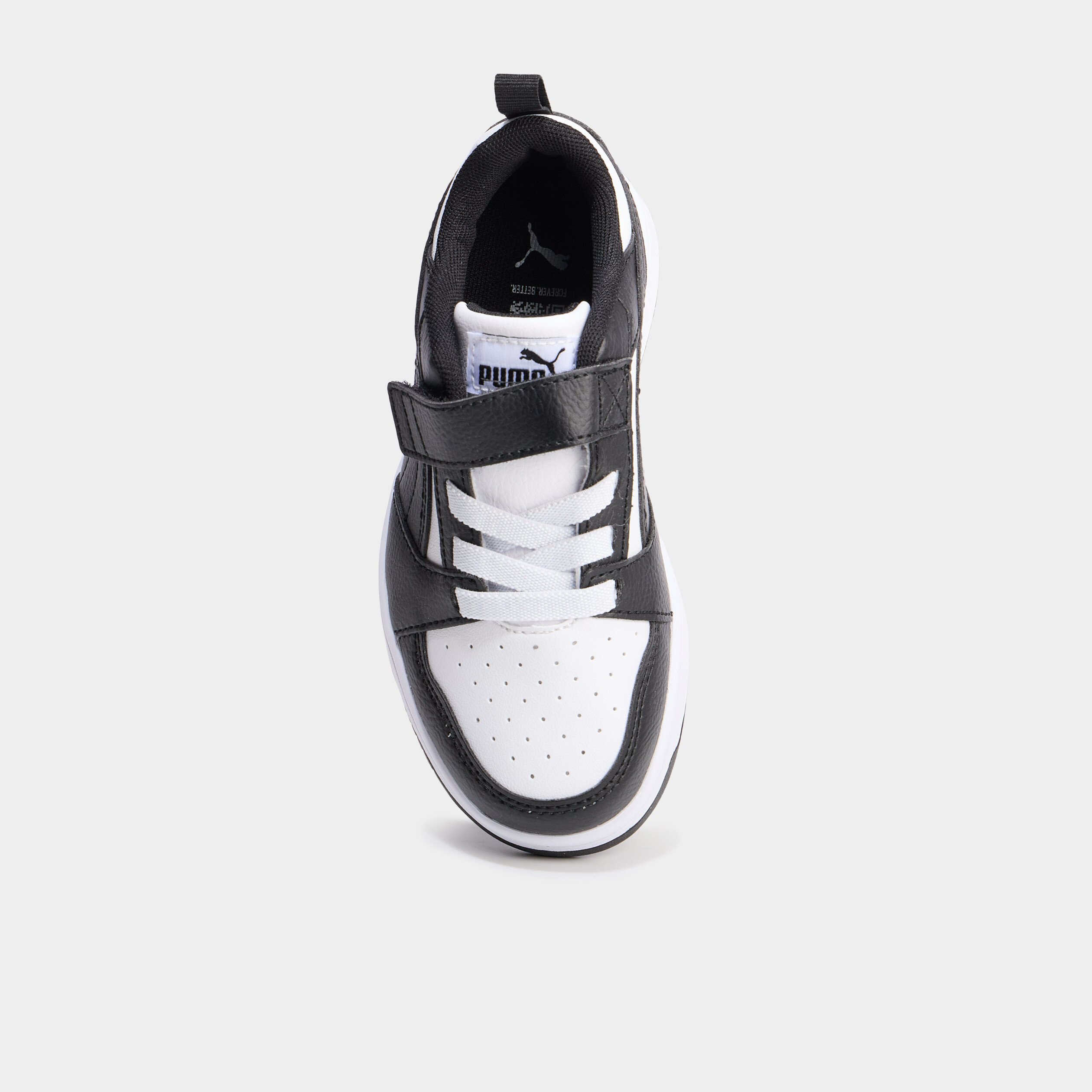 tennis basses a lacets puma v6 noir garcon Tennis basses à lacets Puma V6 noir garçon