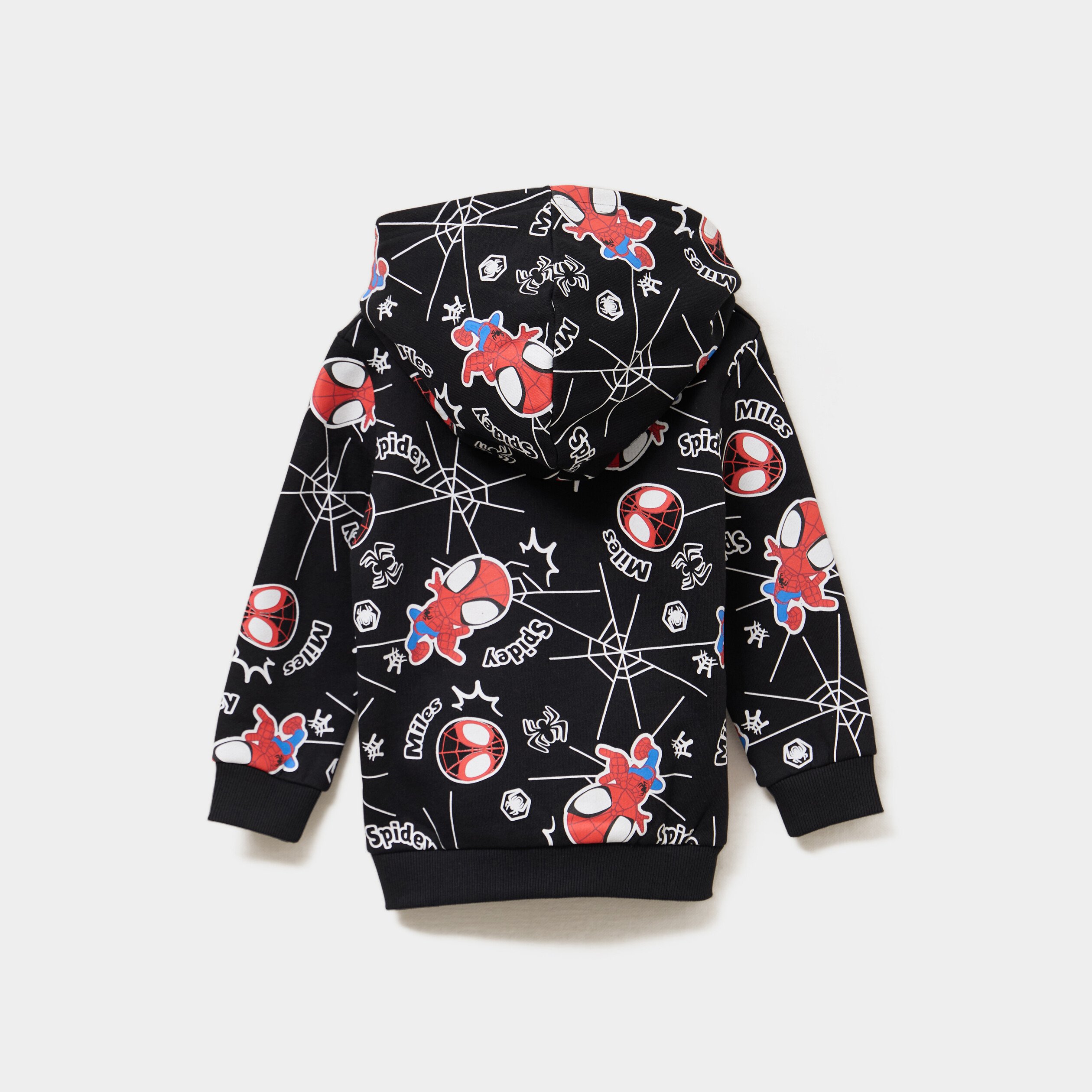 Sweat hoodie à capuche Spider-Man noir garçon