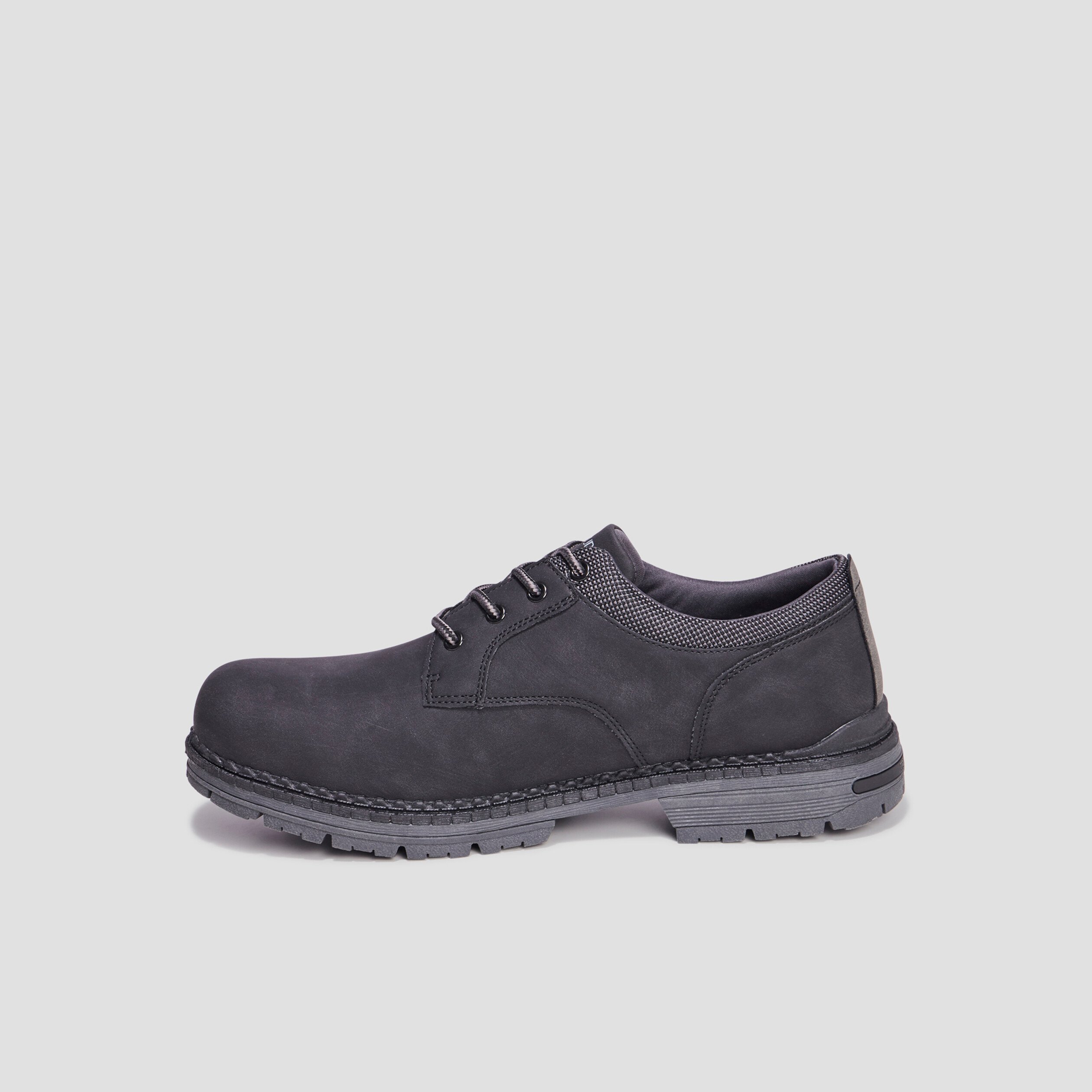 Derbies à lacets semelle crantée noir homme