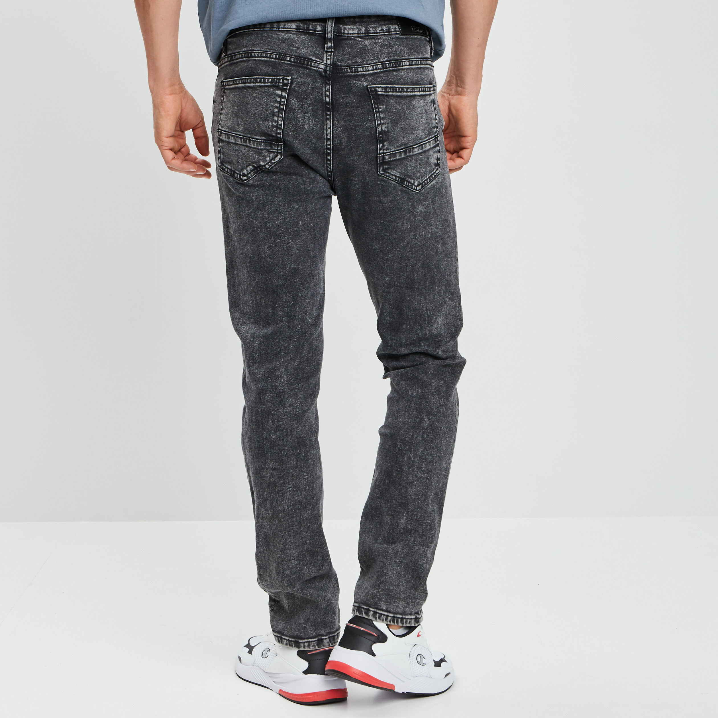jeans straight denim snow noir homme Jeans straight denim snow noir homme