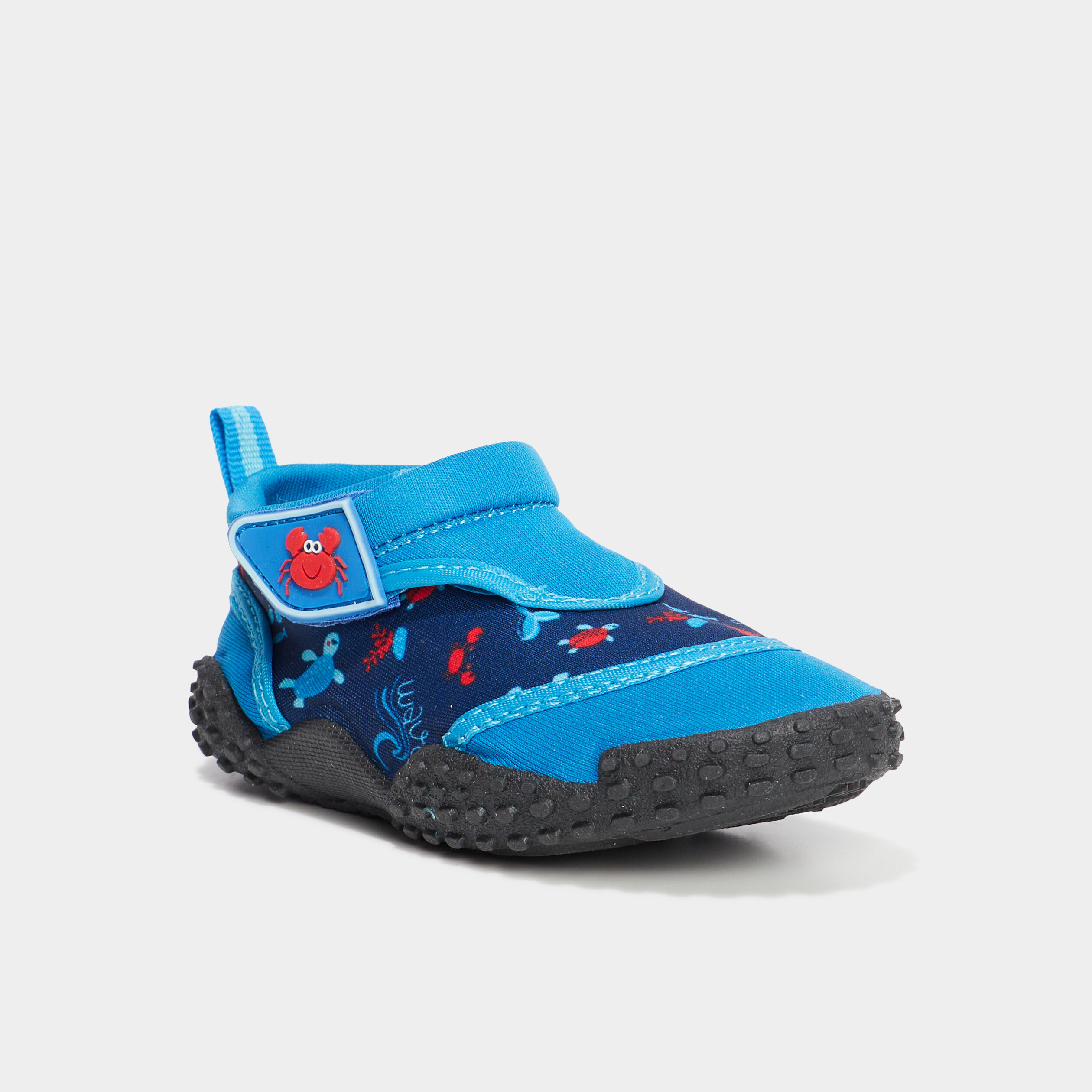 chaussures de plage a scratchs bleu bebeg Chaussures de plage à scratchs bleu bébé garçon