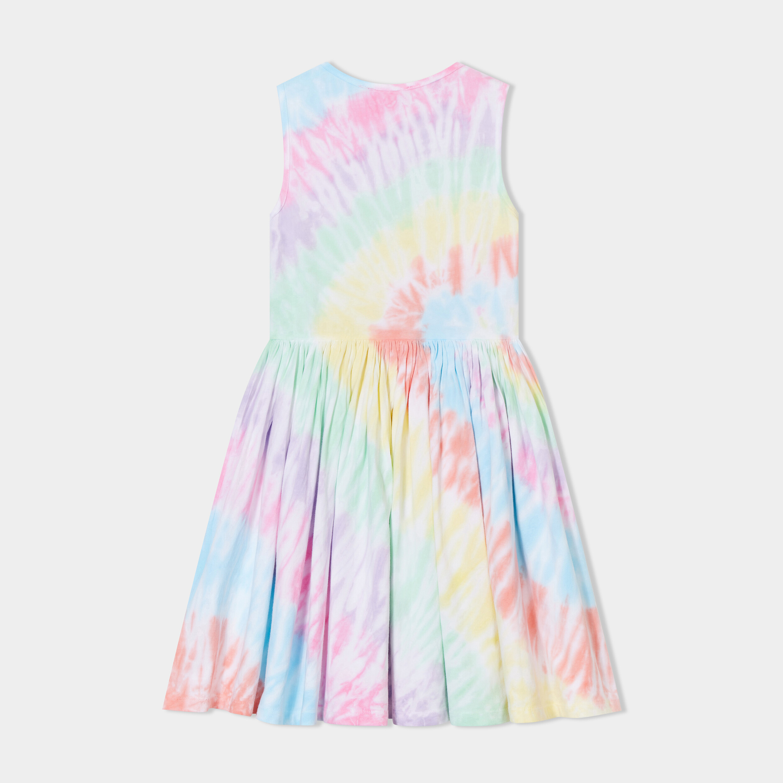 robe evasee sans manches barbie multicolore fille Robe évasée sans manches Barbie multicolore fille