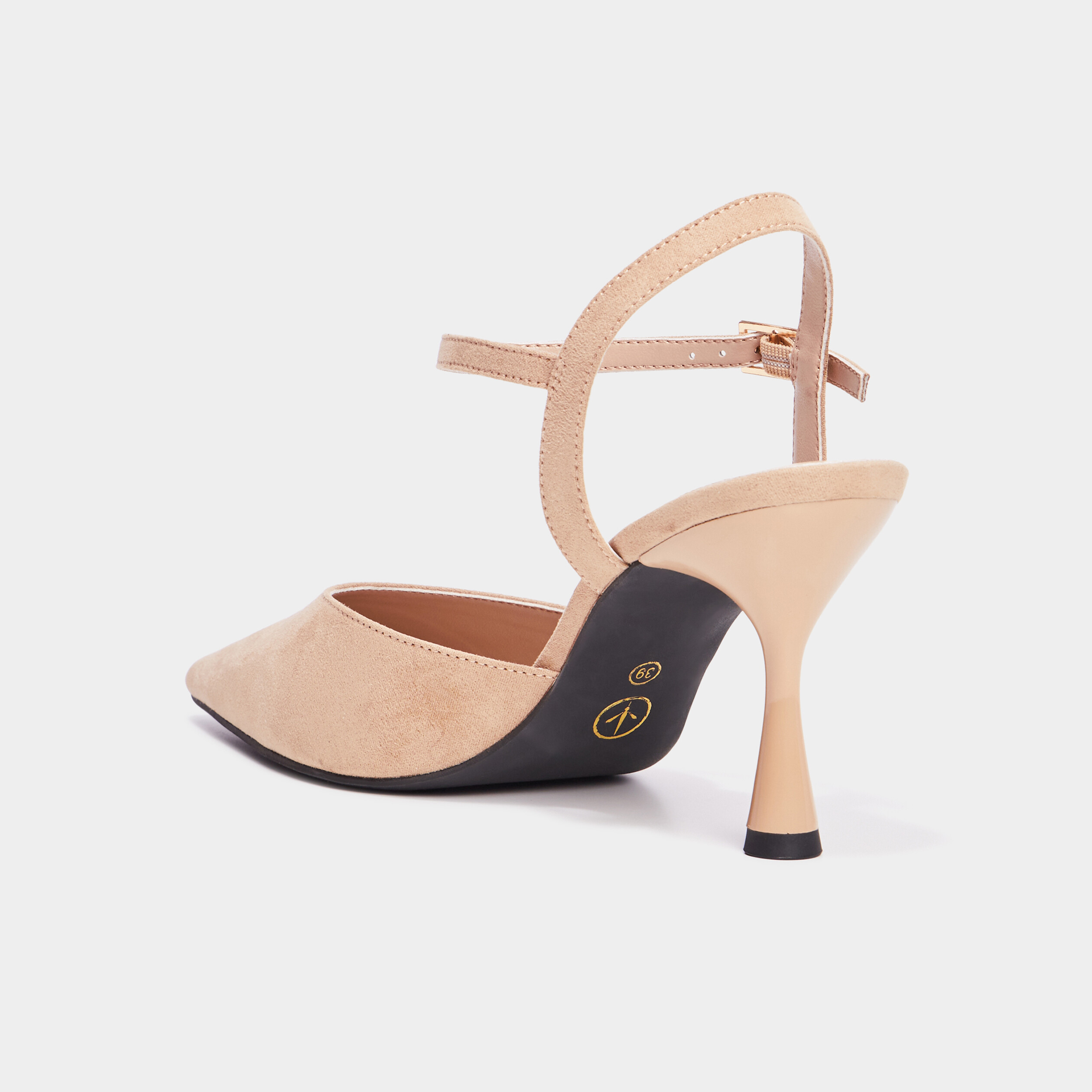 escarpins slingback talon kitten sable femme Escarpins slingback talon kitten sable femme