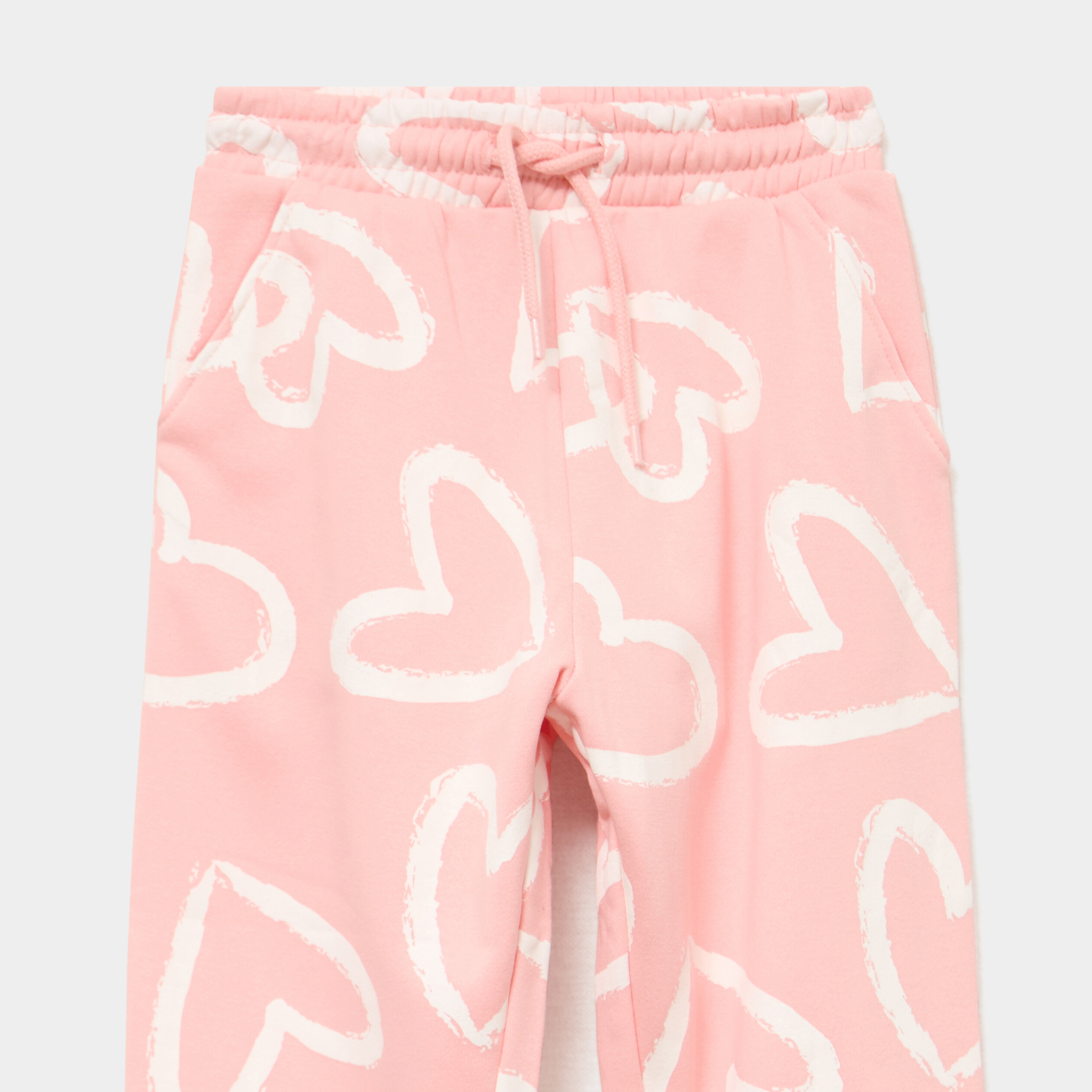 Pantalon de jogging molleton orange fille