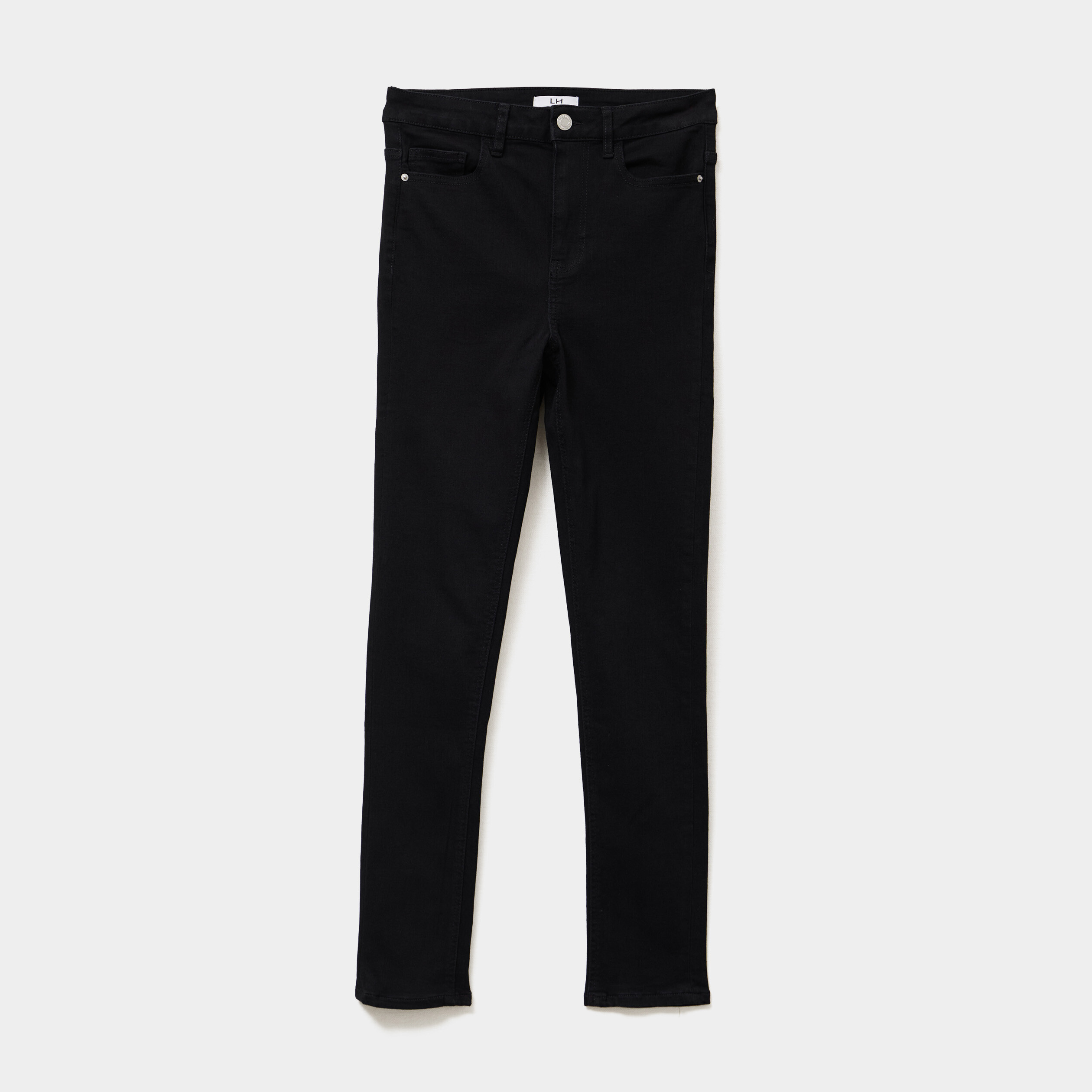 jeans skinny taille haute denim noir femme Jeans skinny taille haute denim noir femme
