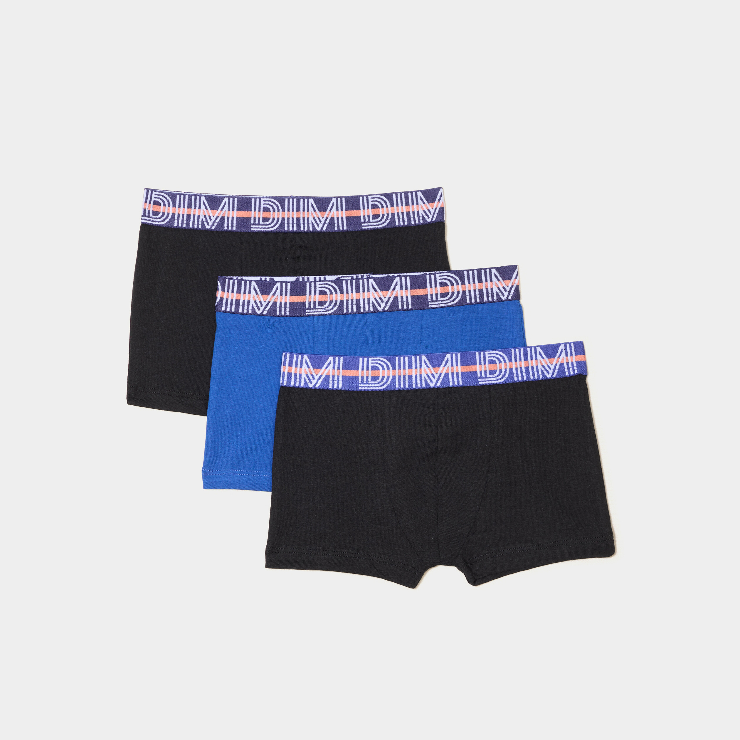 lot 3 boxers eco dim bleu garcon Lot 3 boxers Éco DIM bleu garçon