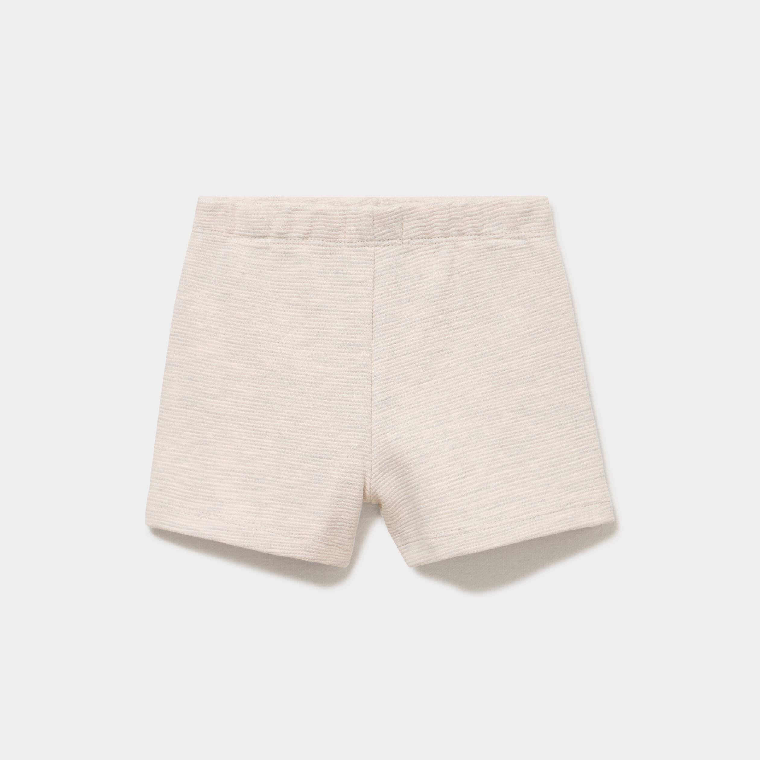 Short molletonn&eacute; coton beige b&eacute;b&eacute; gar&ccedil;on