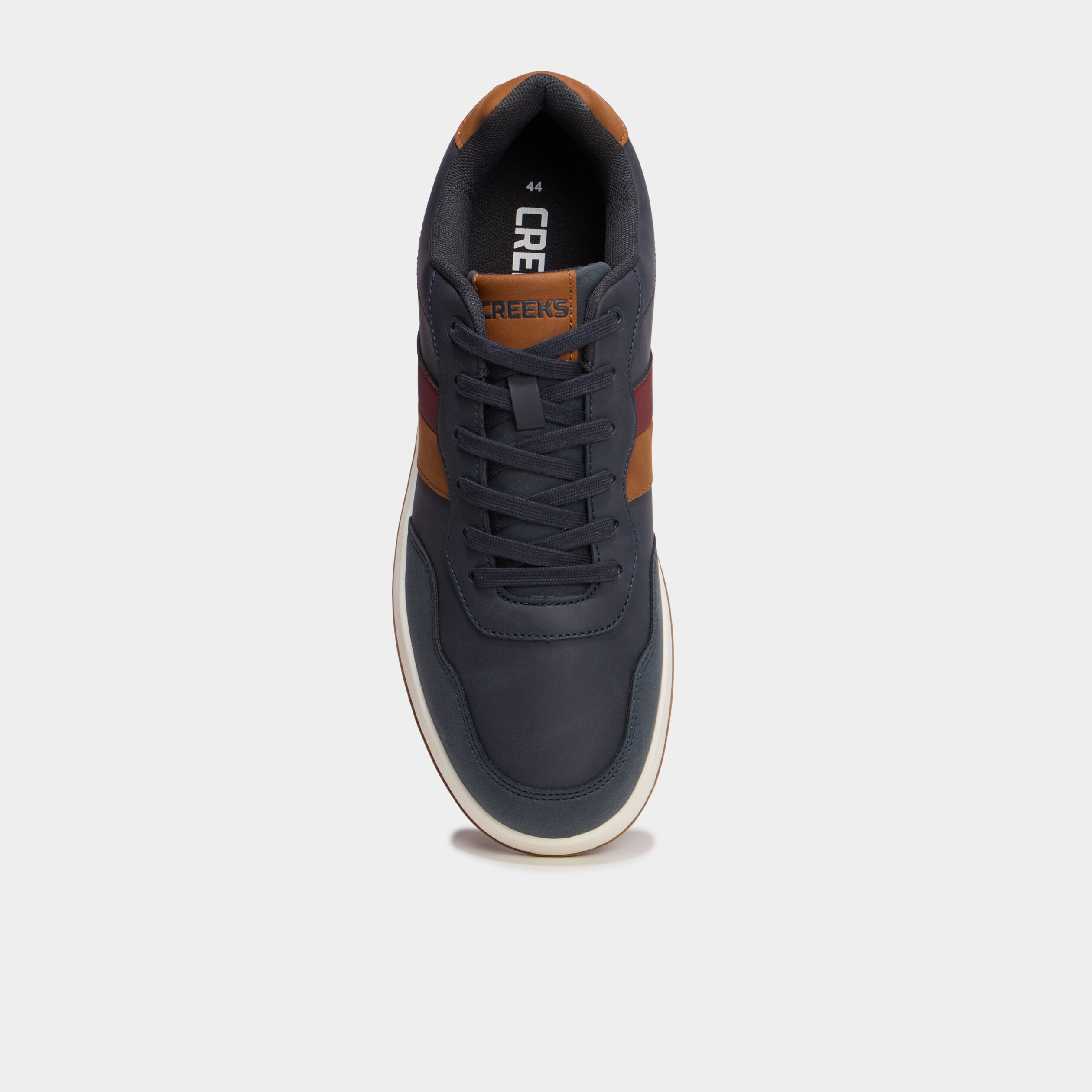Baskets &agrave; lacets bleu homme