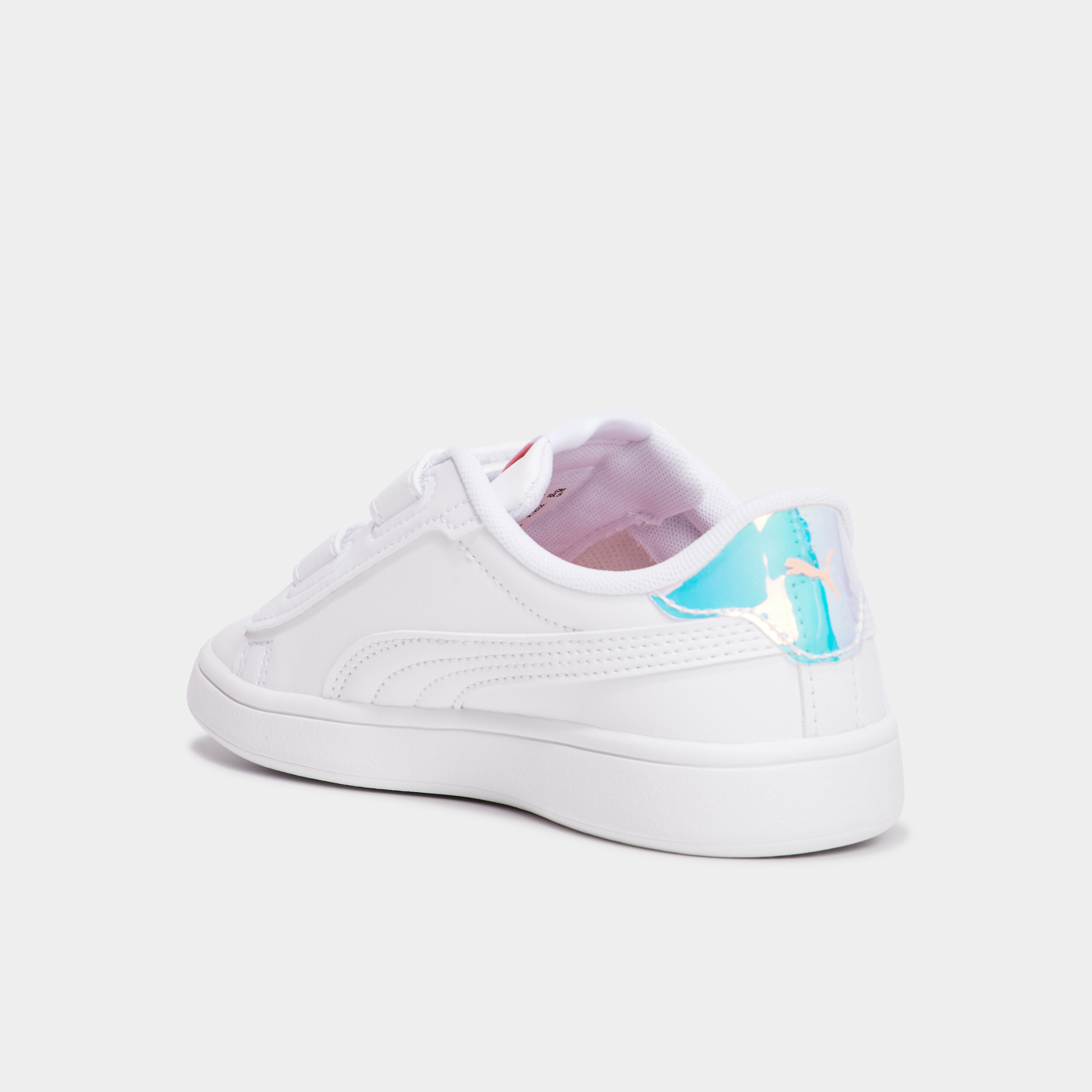 tennis basses puma smash crystal wings blanc fille Tennis basses Puma Smash Crystal Wings blanc fille