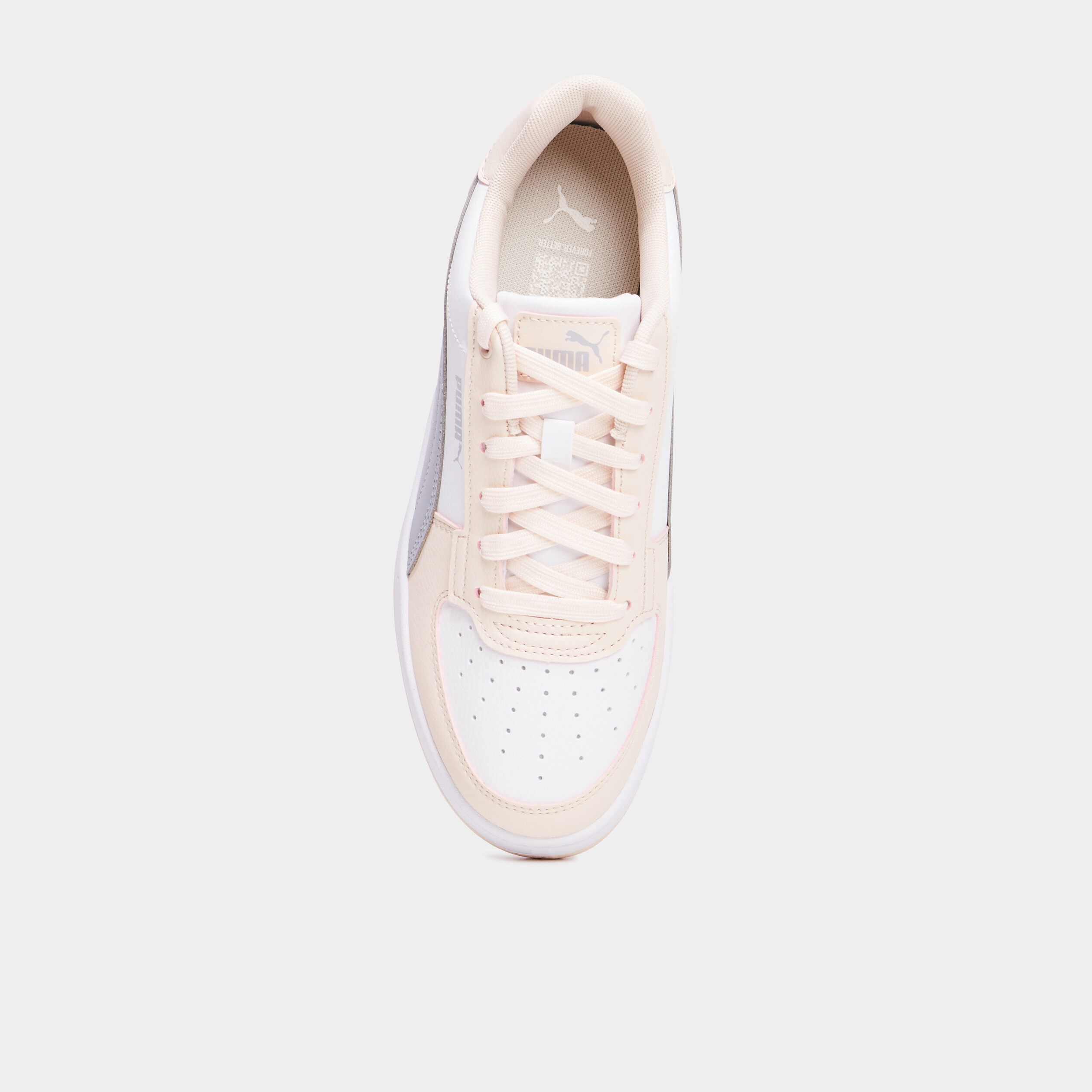 tennis basses a lacets puma v6 rose poudree femme Tennis basses à lacets Puma V6 rose poudrée femme