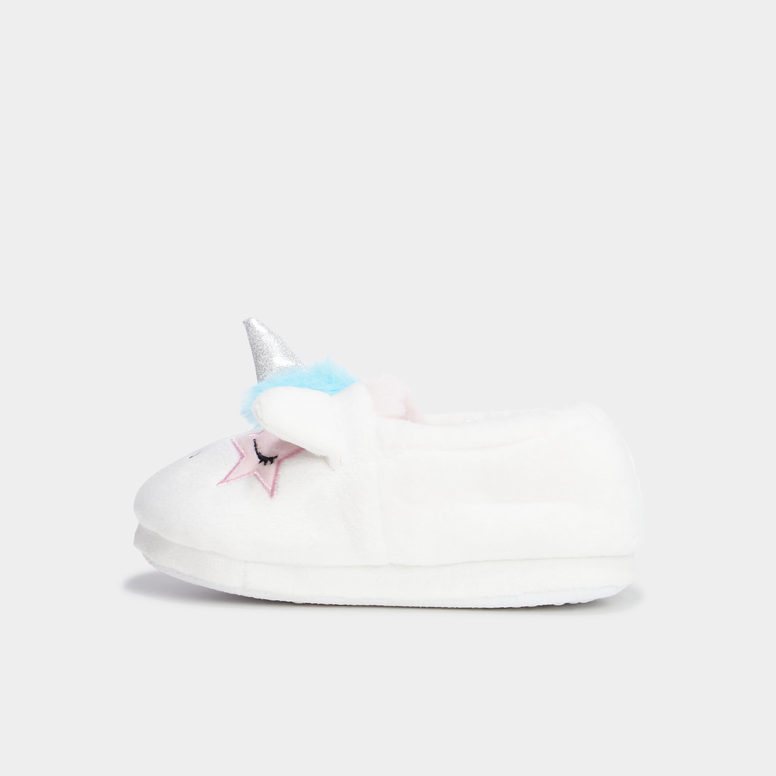 Chaussons effet polaire blanc fille