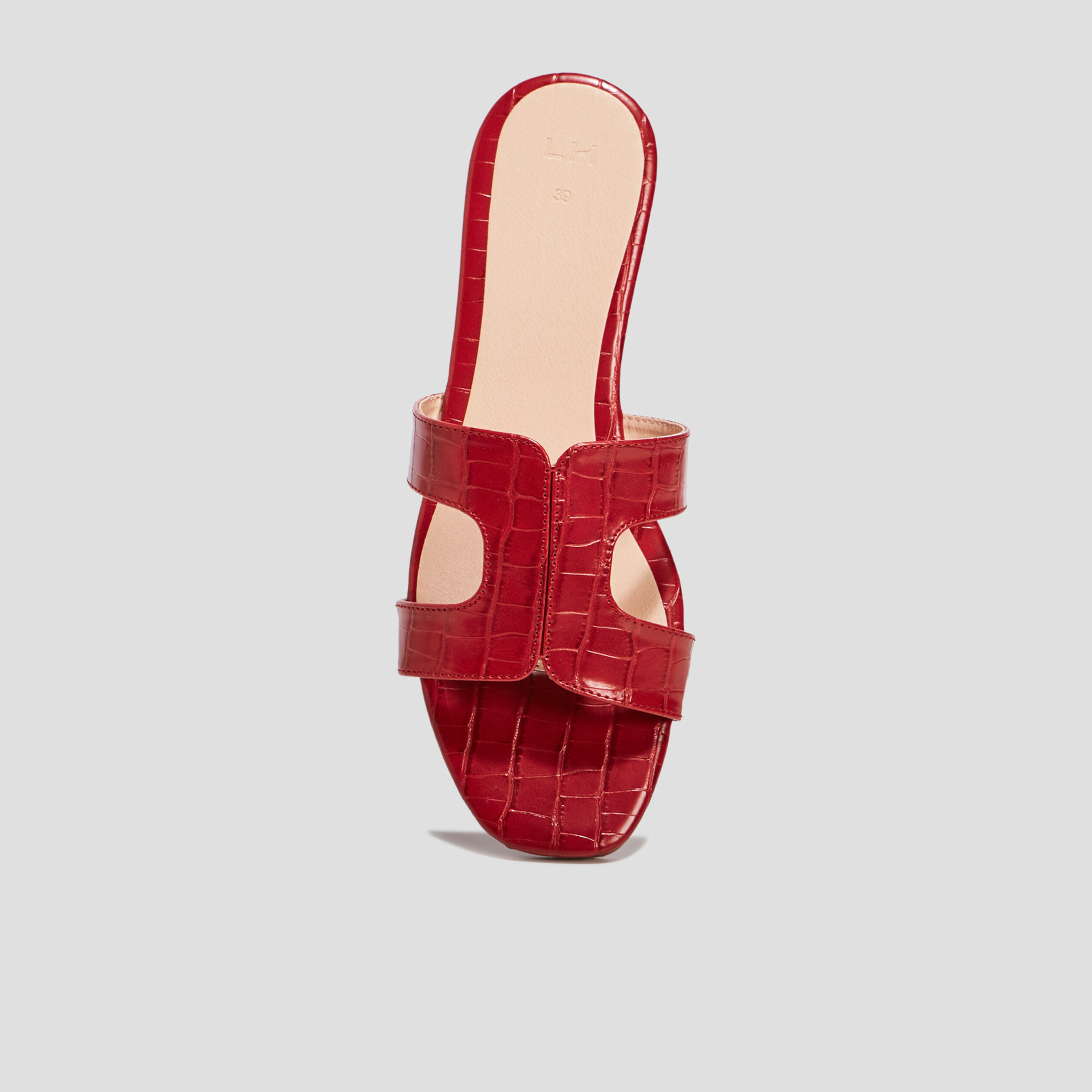 mules a bouts carres rouge femme Mules à bouts carrés rouge femme