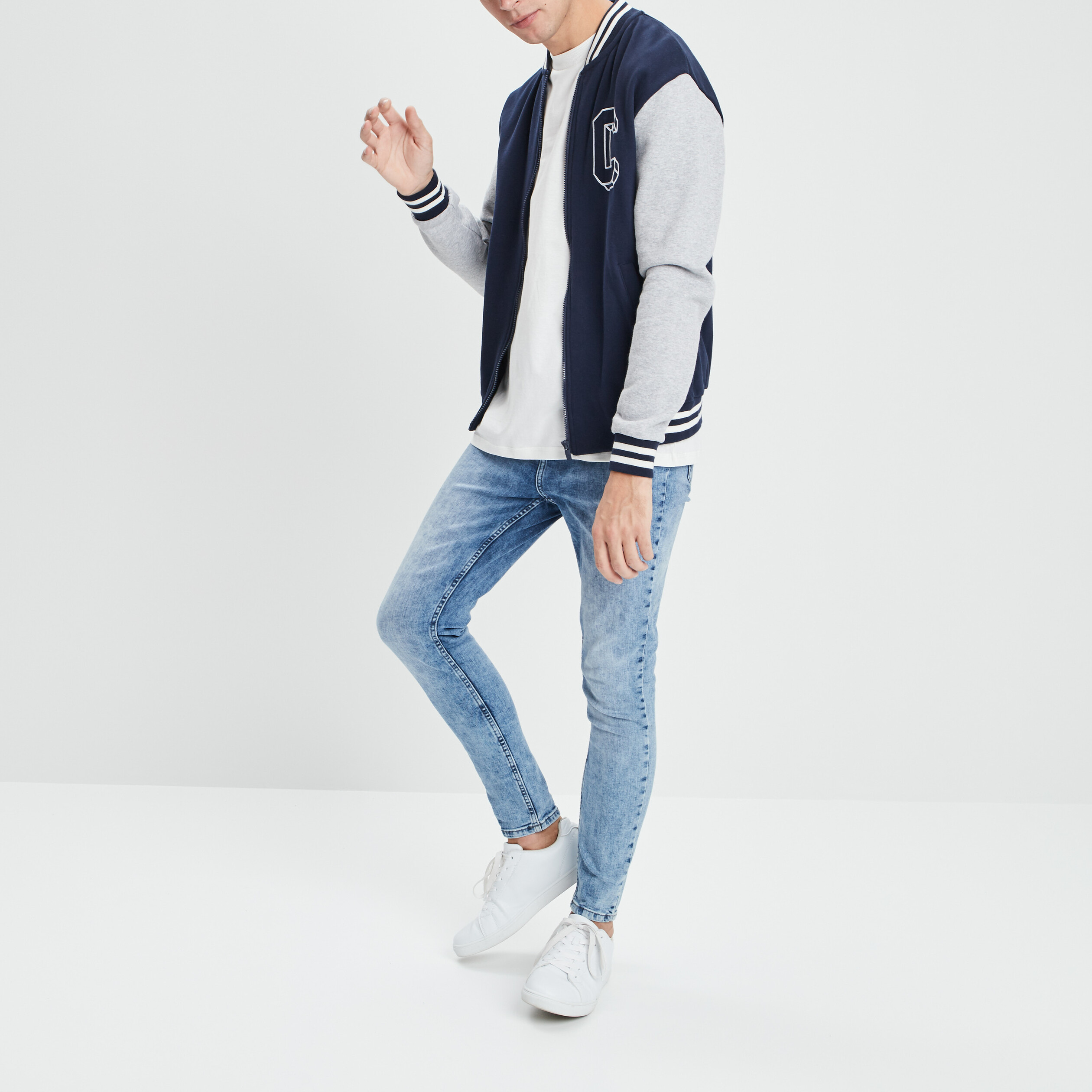 veste teddy creeks bleu marine homme Veste teddy Creeks bleu marine homme