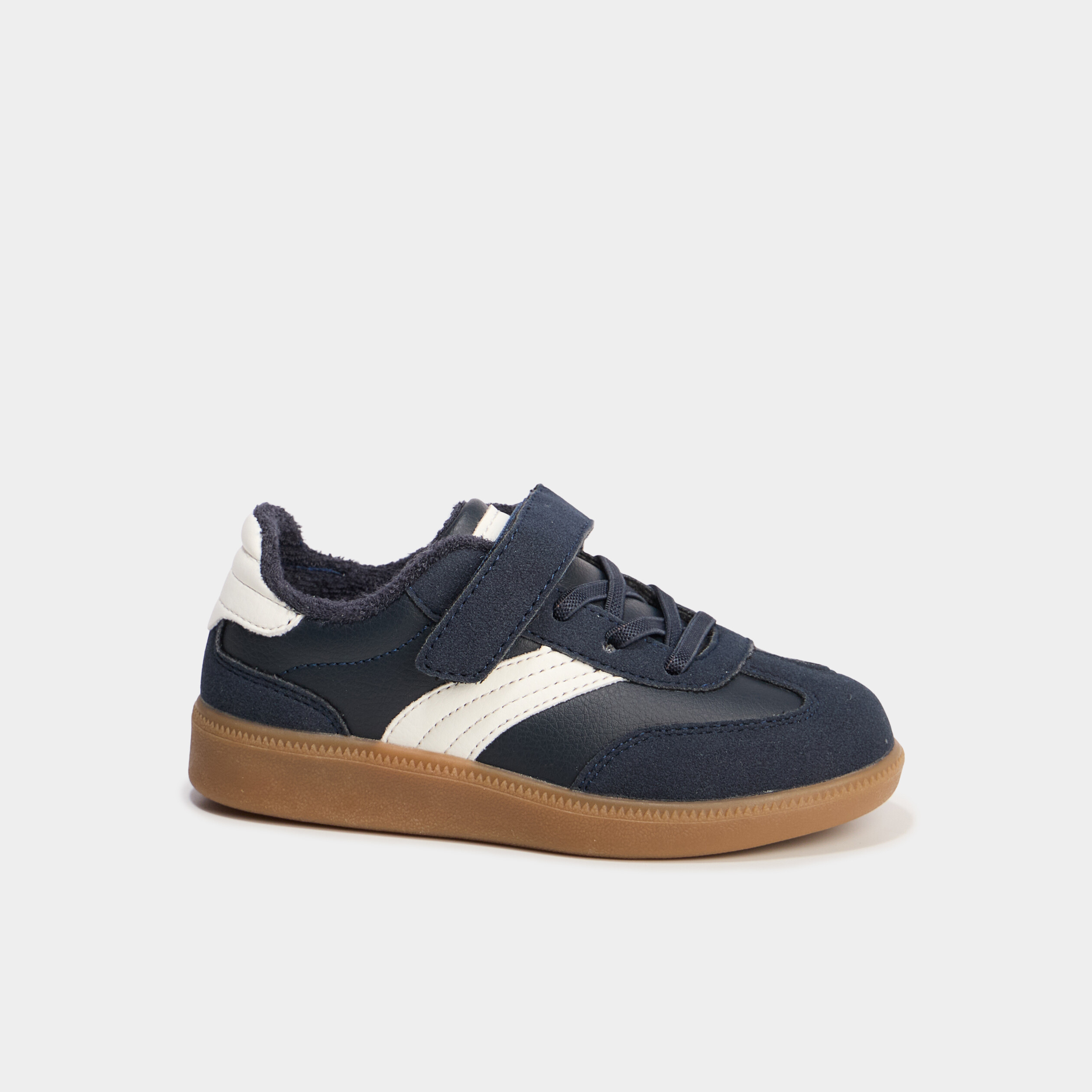 Chaussures Nautiques Enfant DEMAX NS598A-18 - Mocasins Cuir Marine, Confortables Et Résistantes