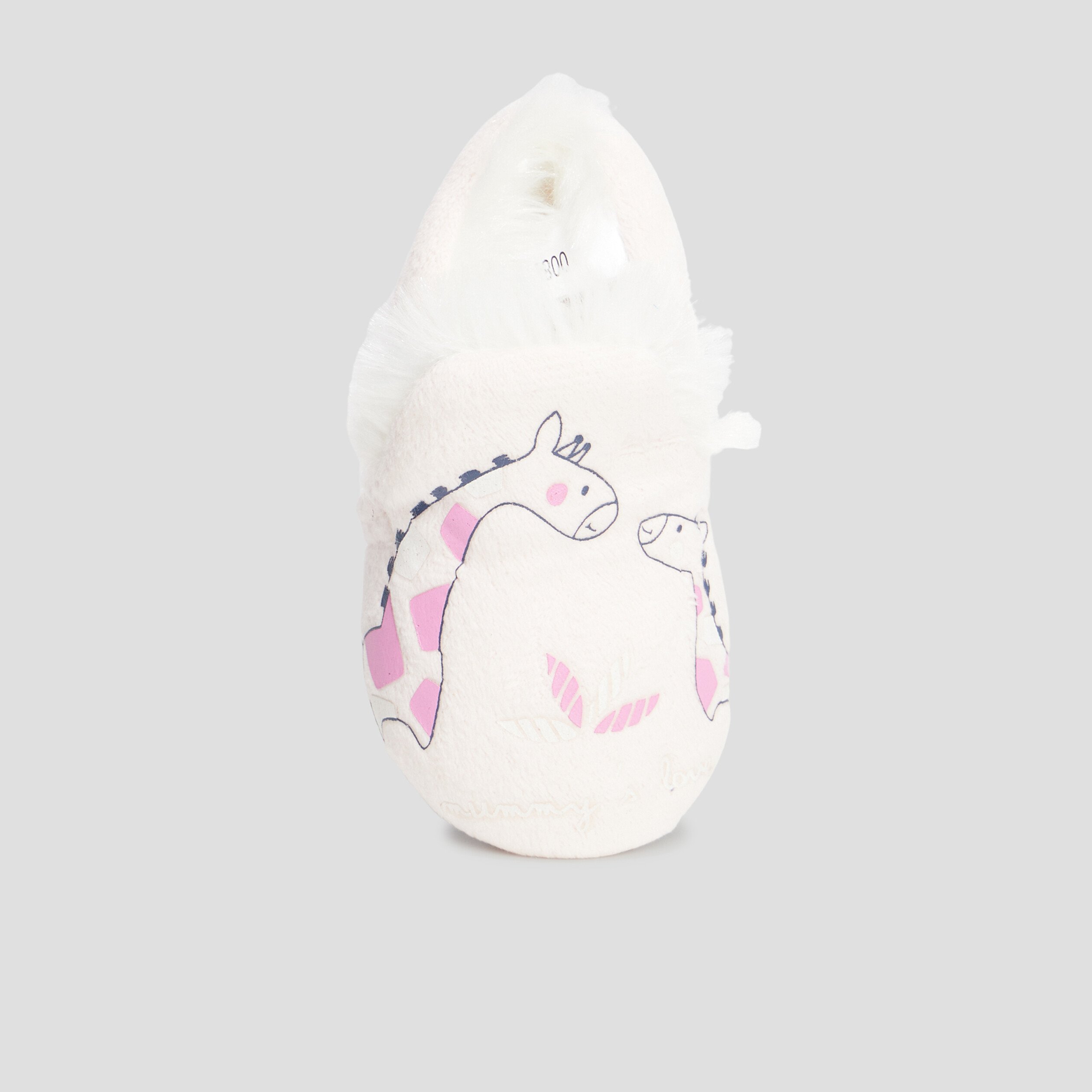 chaussons avec motif rose bebef Chaussons avec motif rose bébé fille