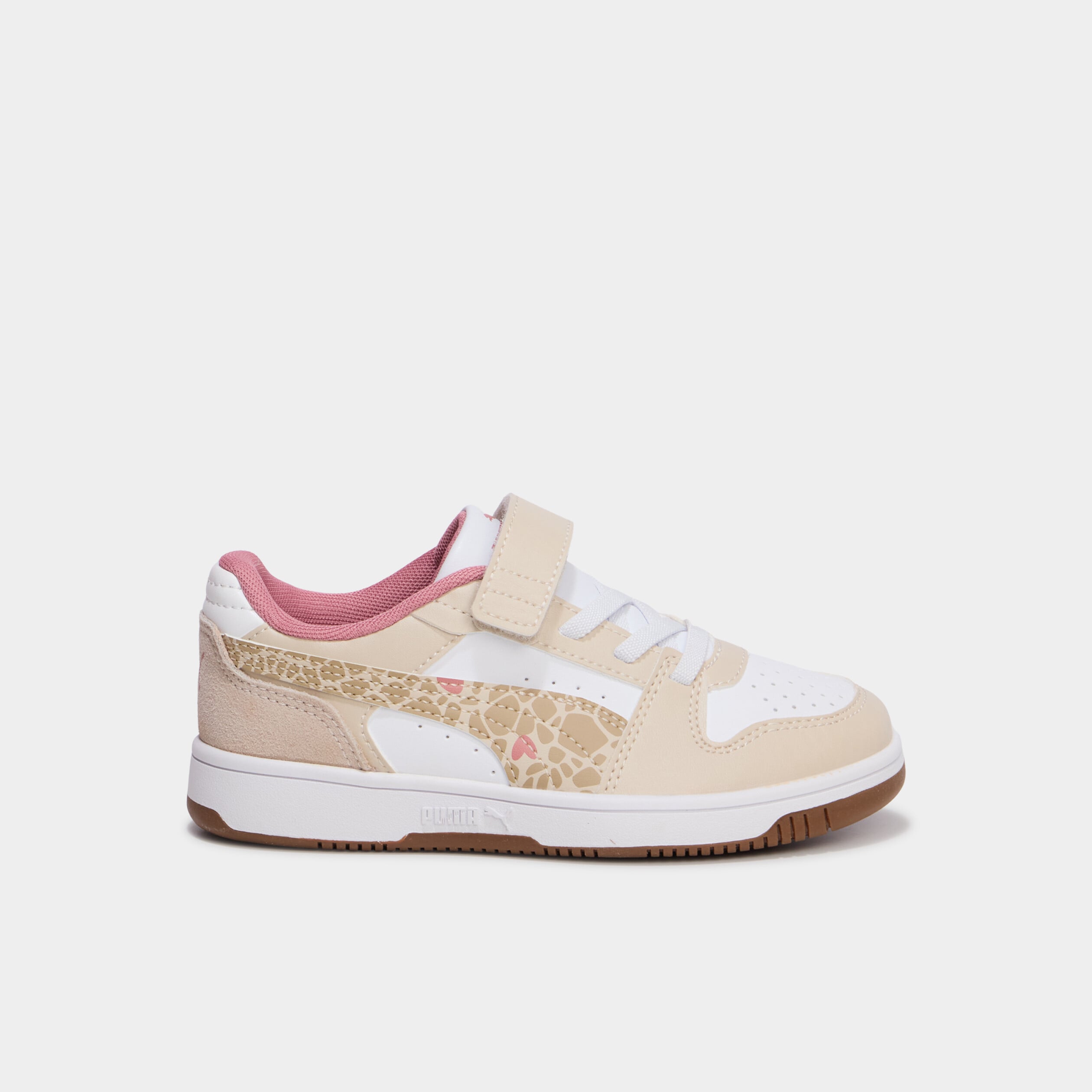 Baskets &agrave; scratchs Puma Rebound Slam sable fille