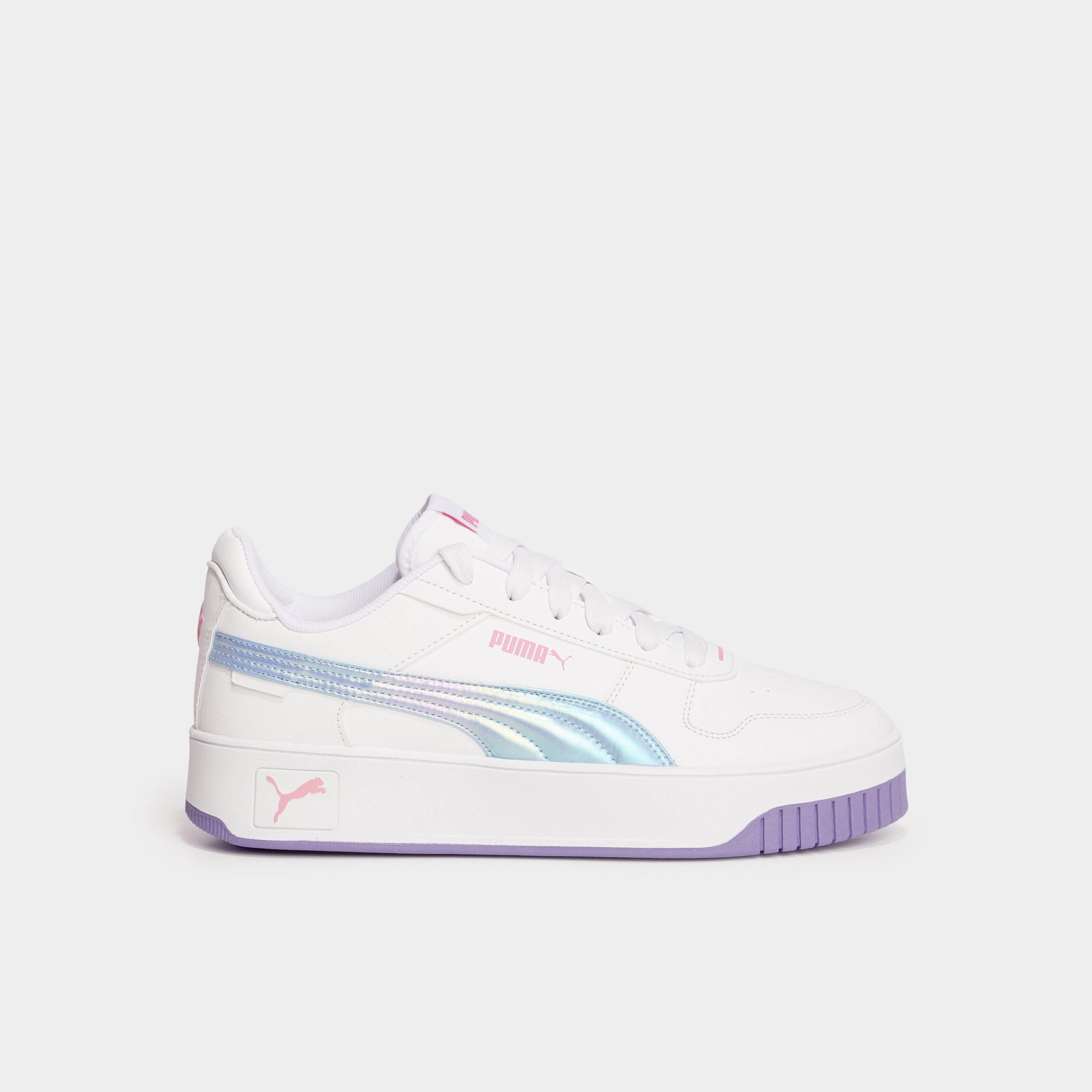 tennis basses lacets puma carina street mauve fille Tennis basses lacets Puma Carina Street mauve fille