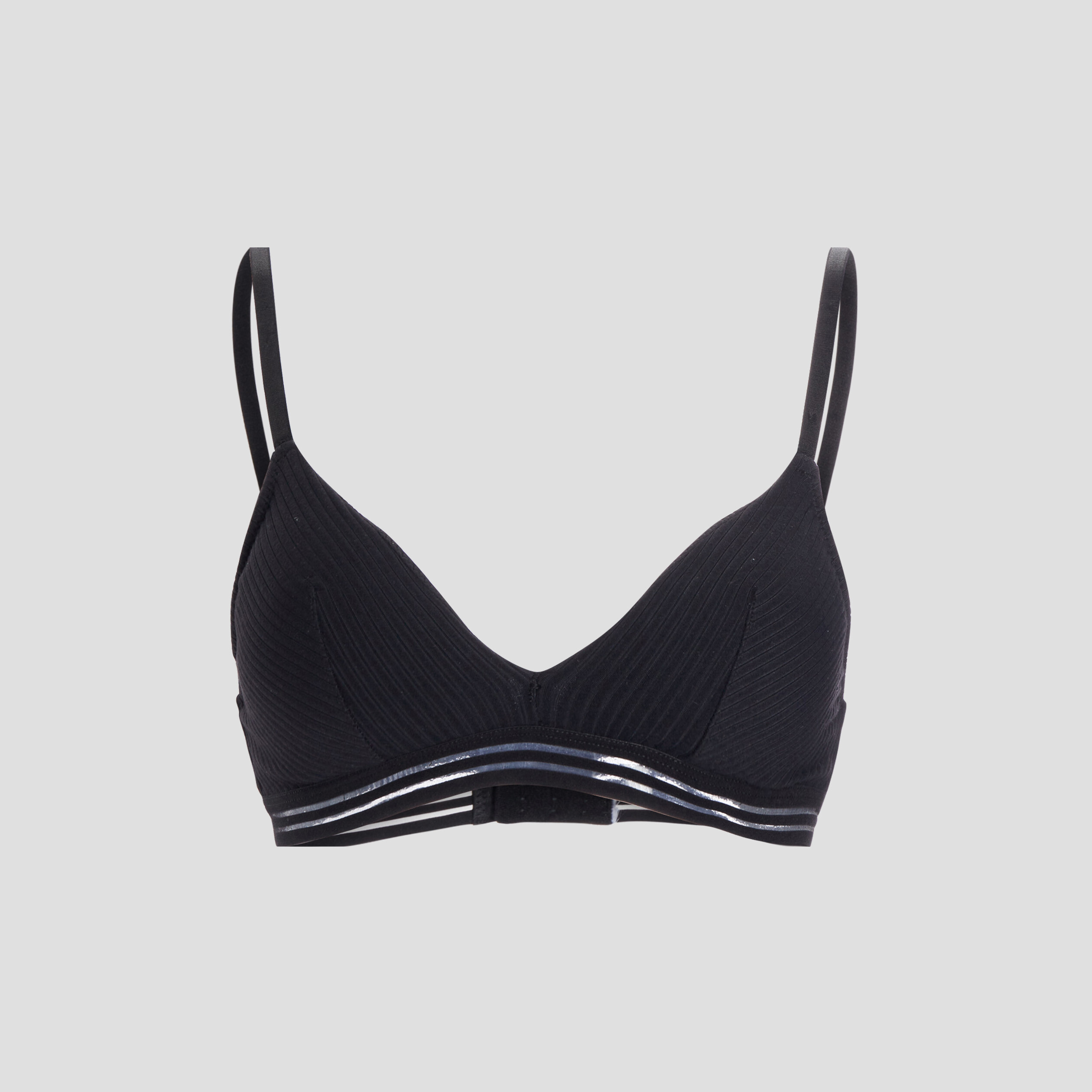 Soutien-gorge triangle noir femme